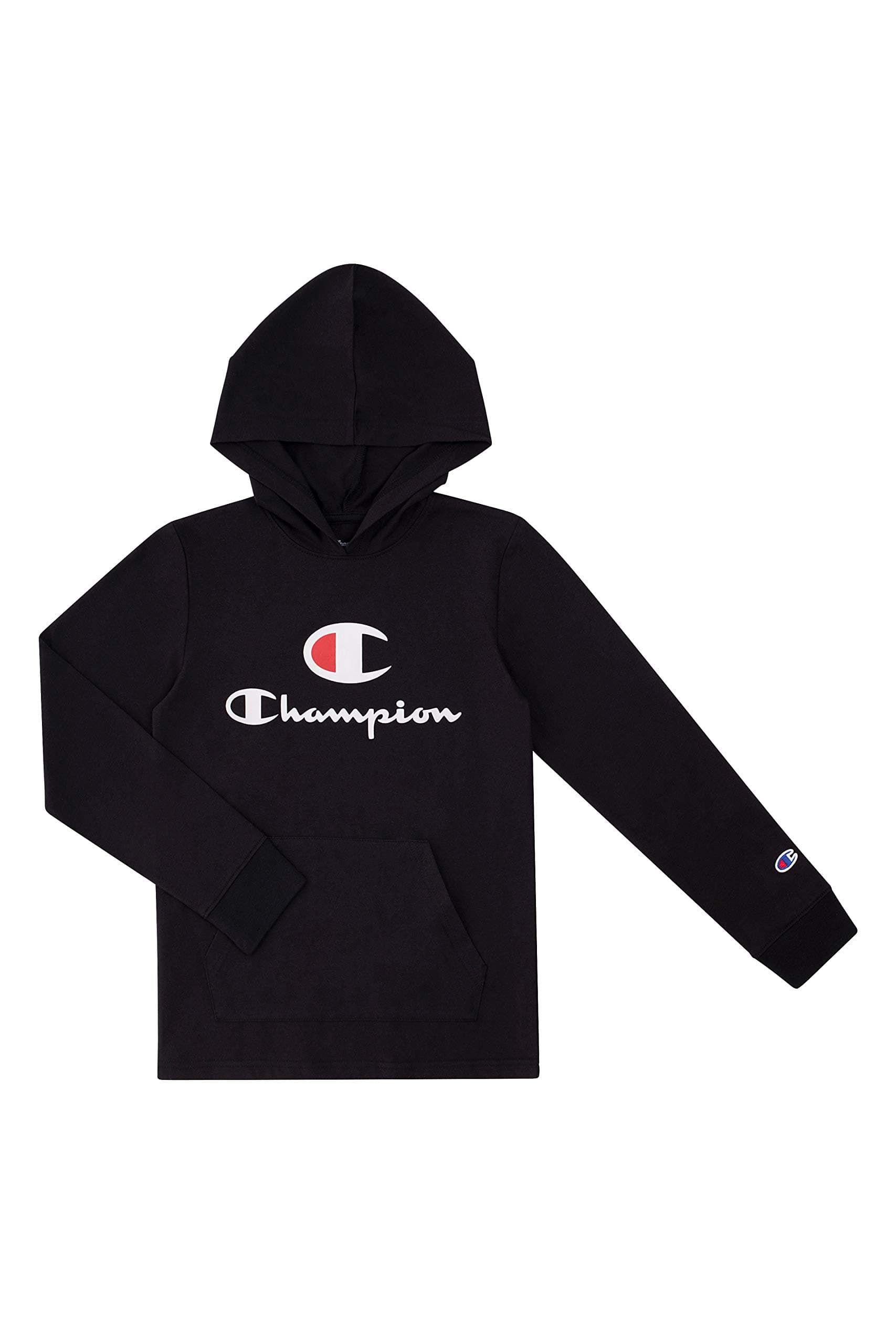 Champion Boys Long Sleeve Classic Hooded Tee Shirt Kids Clothes