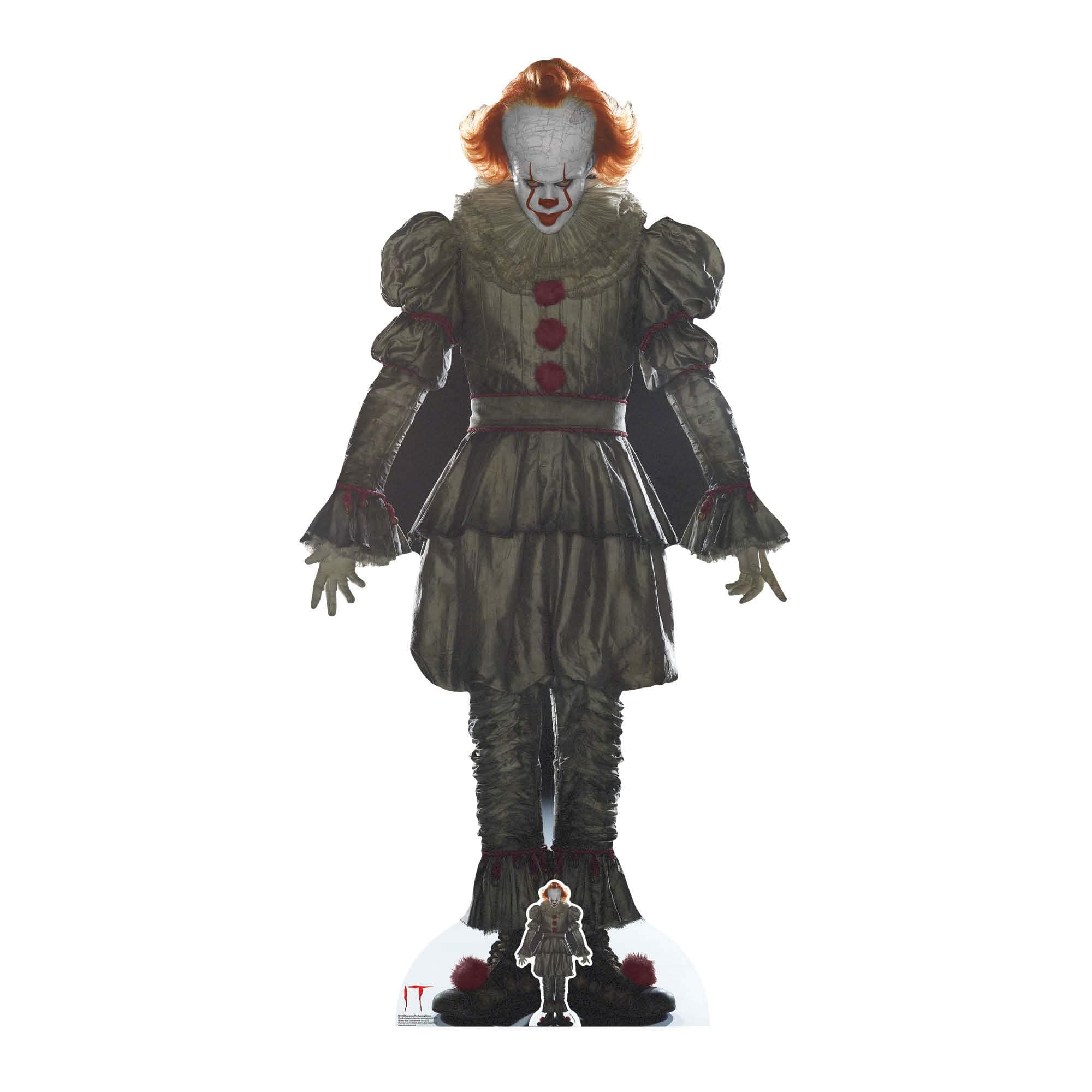 Star Cutouts SC1392 Pennywise IT Lifesize Cardboard Cutout – Horror Movie Decoration, Halloween Display & Collector Standee