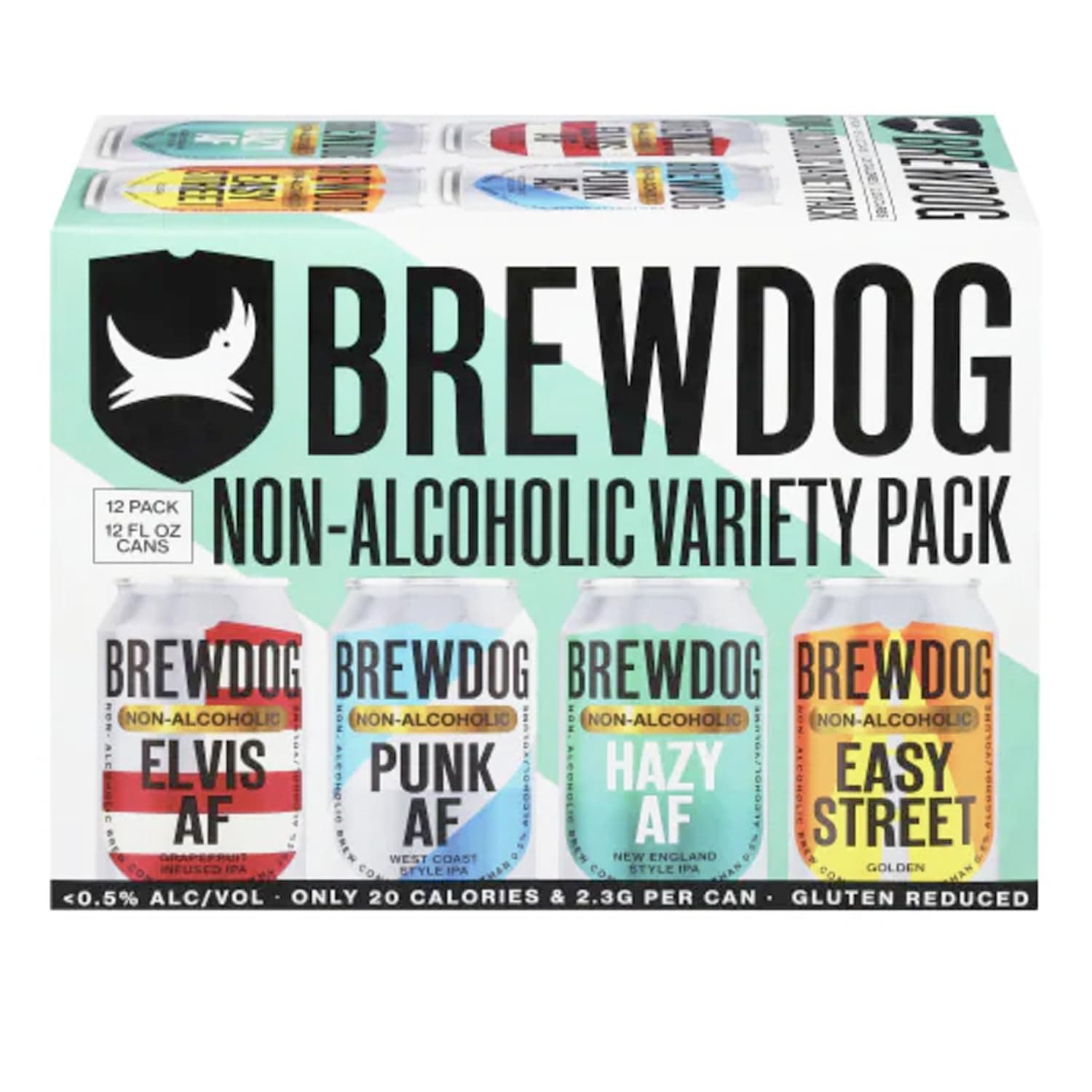 24 Mixed Pack, Non-Alcoholic Pack | Includes Easy Street, Elvis, Hazy, & Punk | 12oz Cans