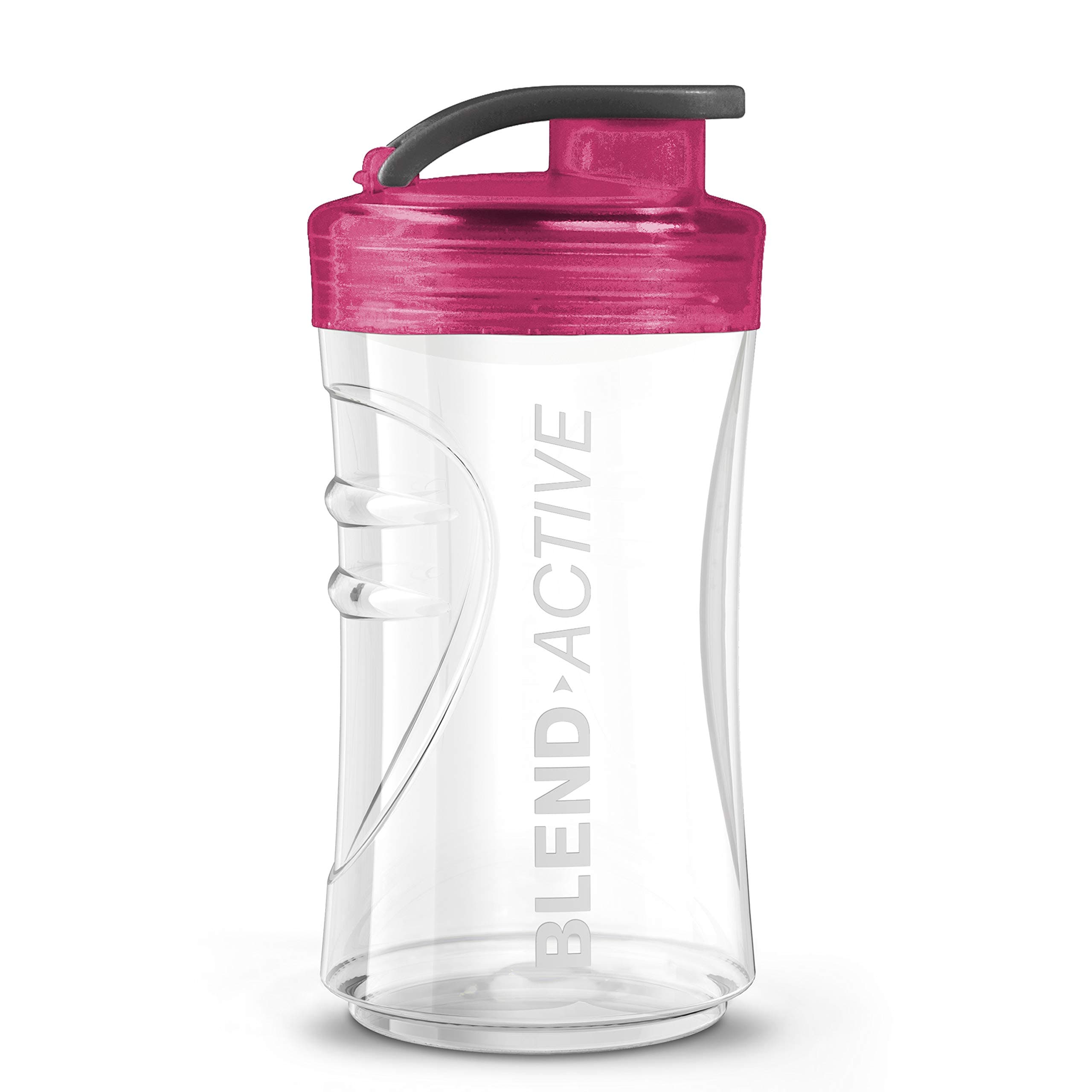 Breville Blend Active Bottle | 0.3 Litre | Clear Smoothie Bottle | Pink Lid