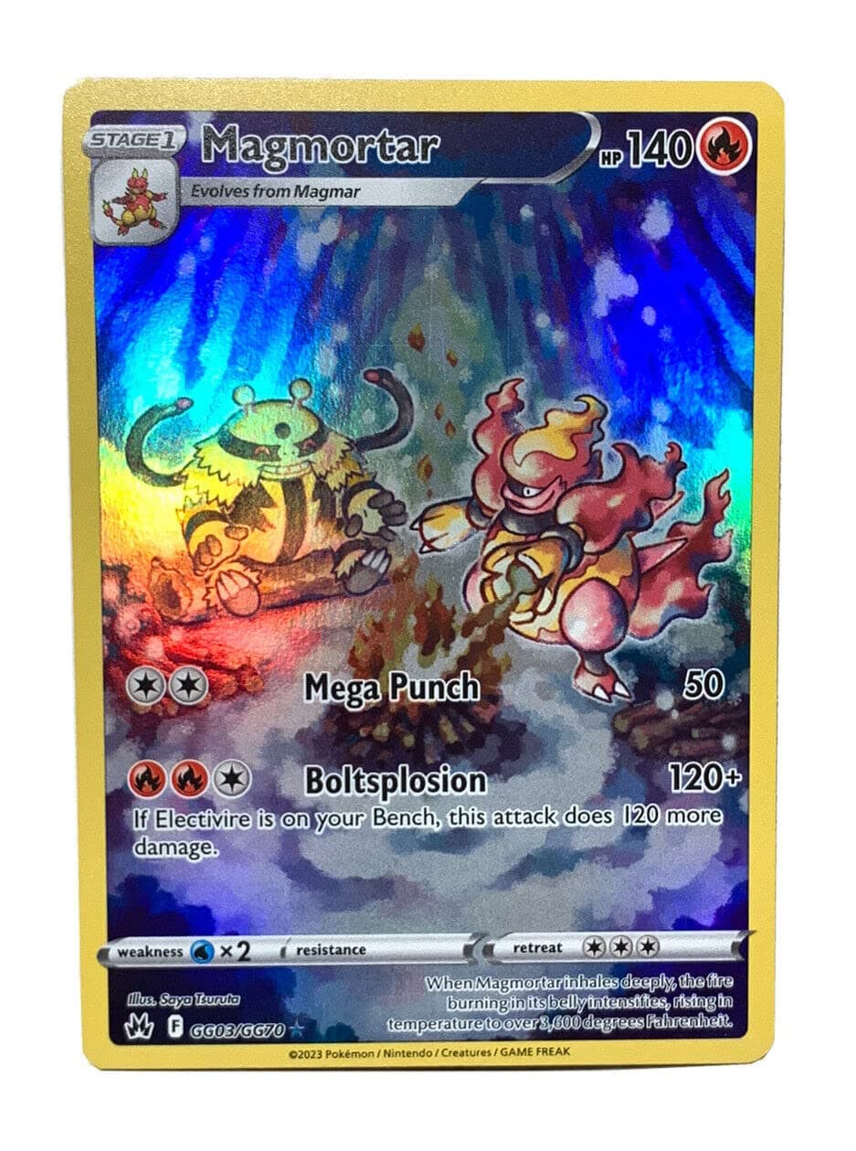 Pokemon - Magmortar GG03/GG70 - Crown Zenith - Galarian Gallery - Holo Rare Card