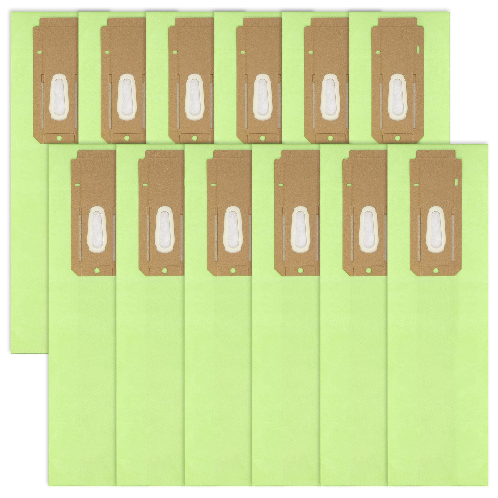 12pcs Vacuum Bags for Oreck, Upright Vacuum Replacement Bags Fit for Oreck XL XL2 XL7,oreck xl vacuum bags, Elevate, Type CC, Replaces Part CCPK8DW. (Green)