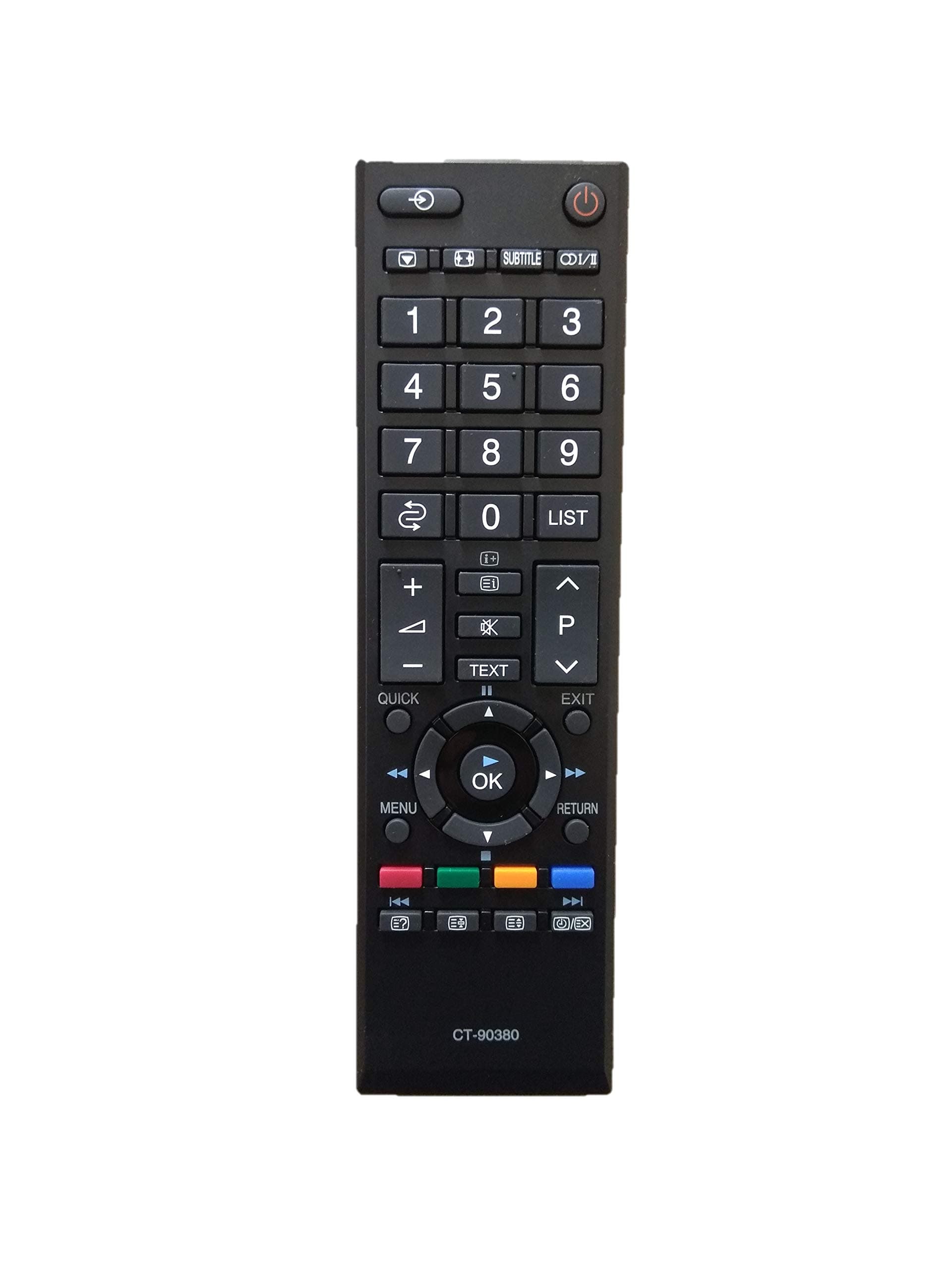 LipiWorld® CT-90380 LCD LED TV Universal Remote Control Compatible for Toshiba LED LCD
