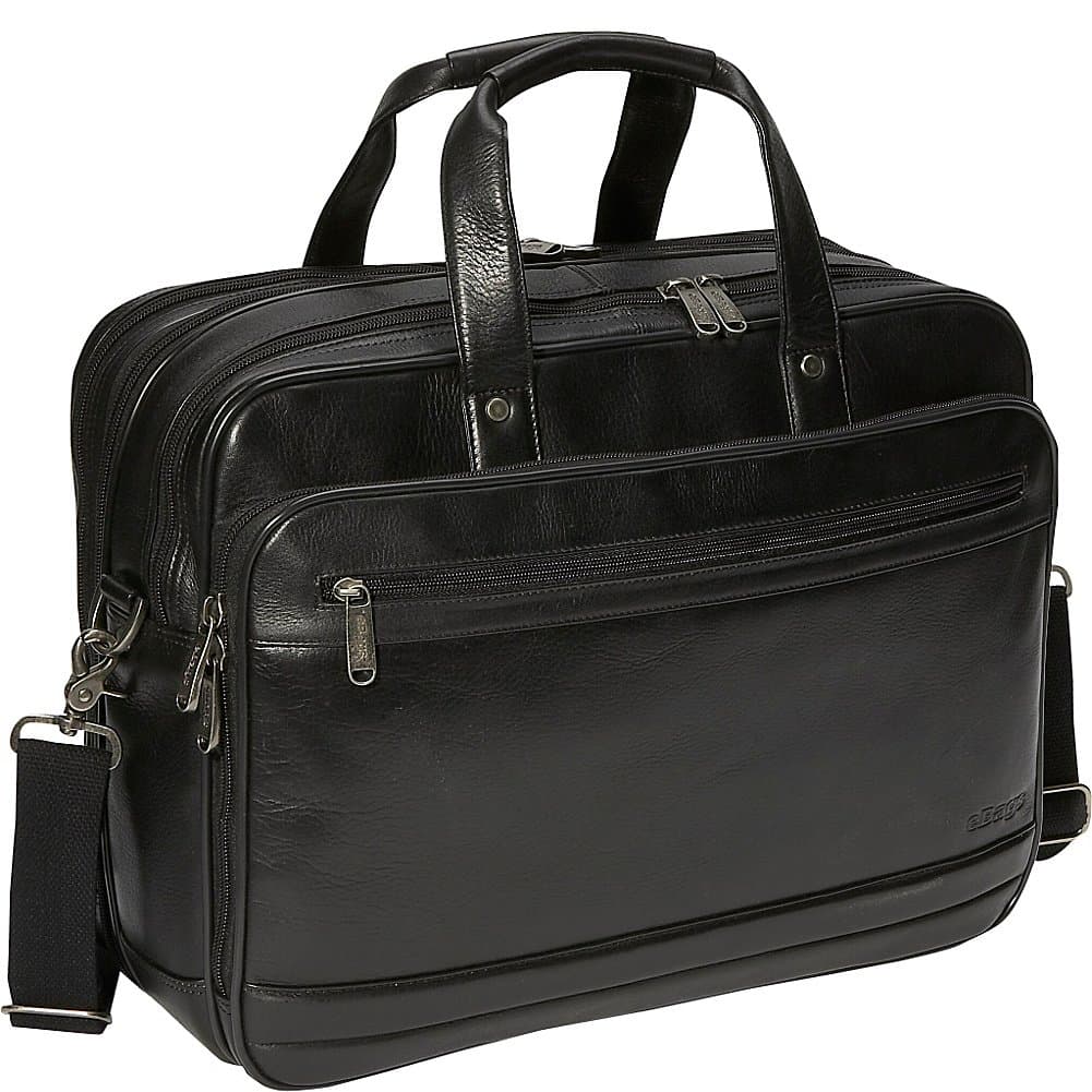 eBags Laptop Collection Wall Street Deluxe Full-Grain Leather Laptop Brief