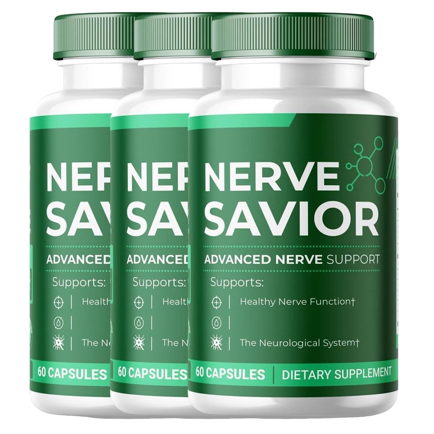 Nerve Savior,Nerve Savior for Neuropathy,Advanced Nerve Support (3Pcs)