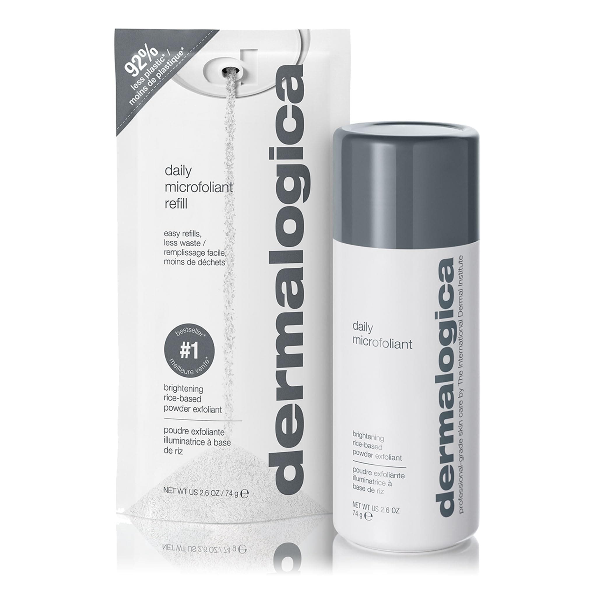 Dermalogica Daily Microfoliant, Face Exfoliator Scrub Powder with Salicylic Acid and Papaya Enzyme, Achieve Brighter, Smoother Skin Daily