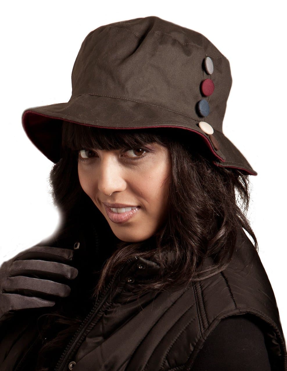 Bramcote Ladies Wax Cotton Cloche hat