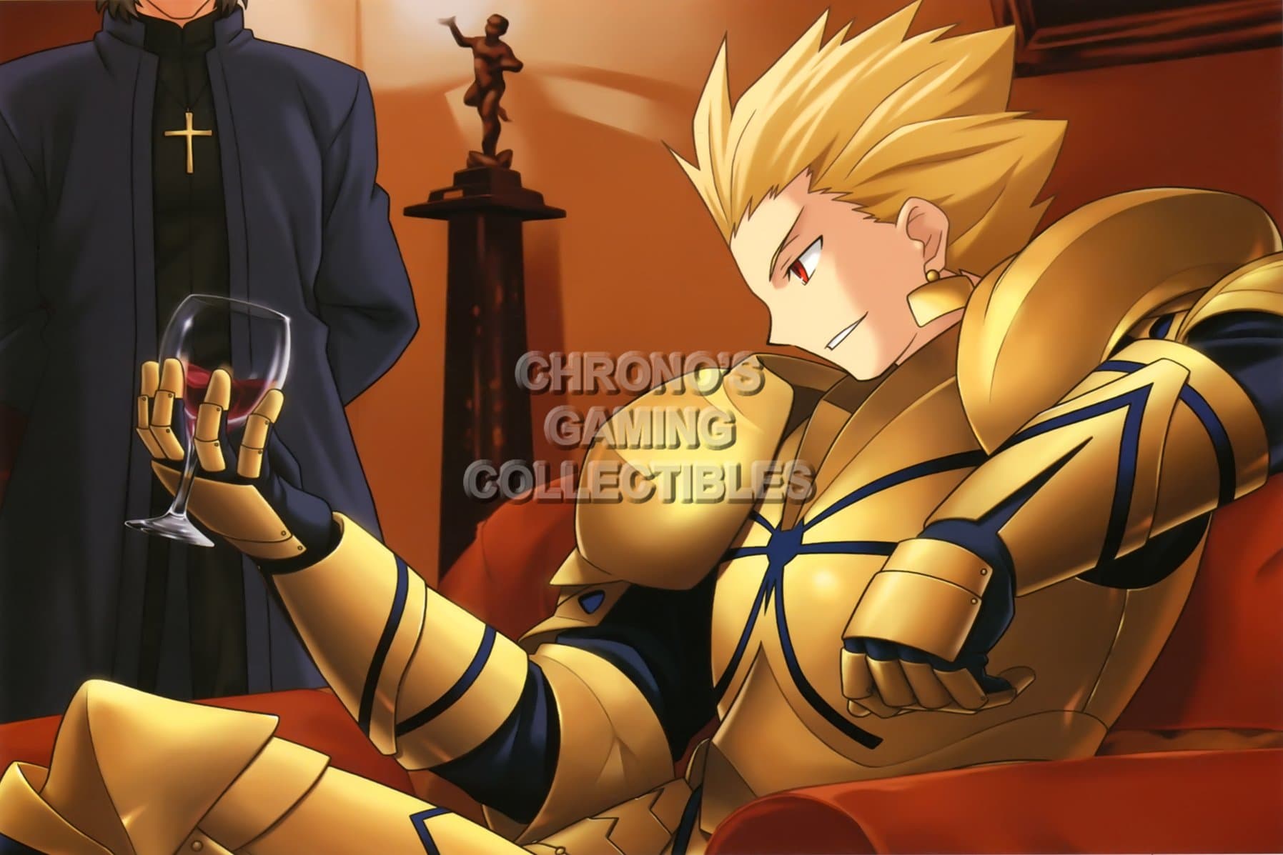 Fate CGC Huge Poster Glossy Finish Stay Night Anime Poster Zero Unlimited Blade Works Feito/Sutei Naito - Gilgamesh - FSN002 (16" x 24" (41cm x 61cm))