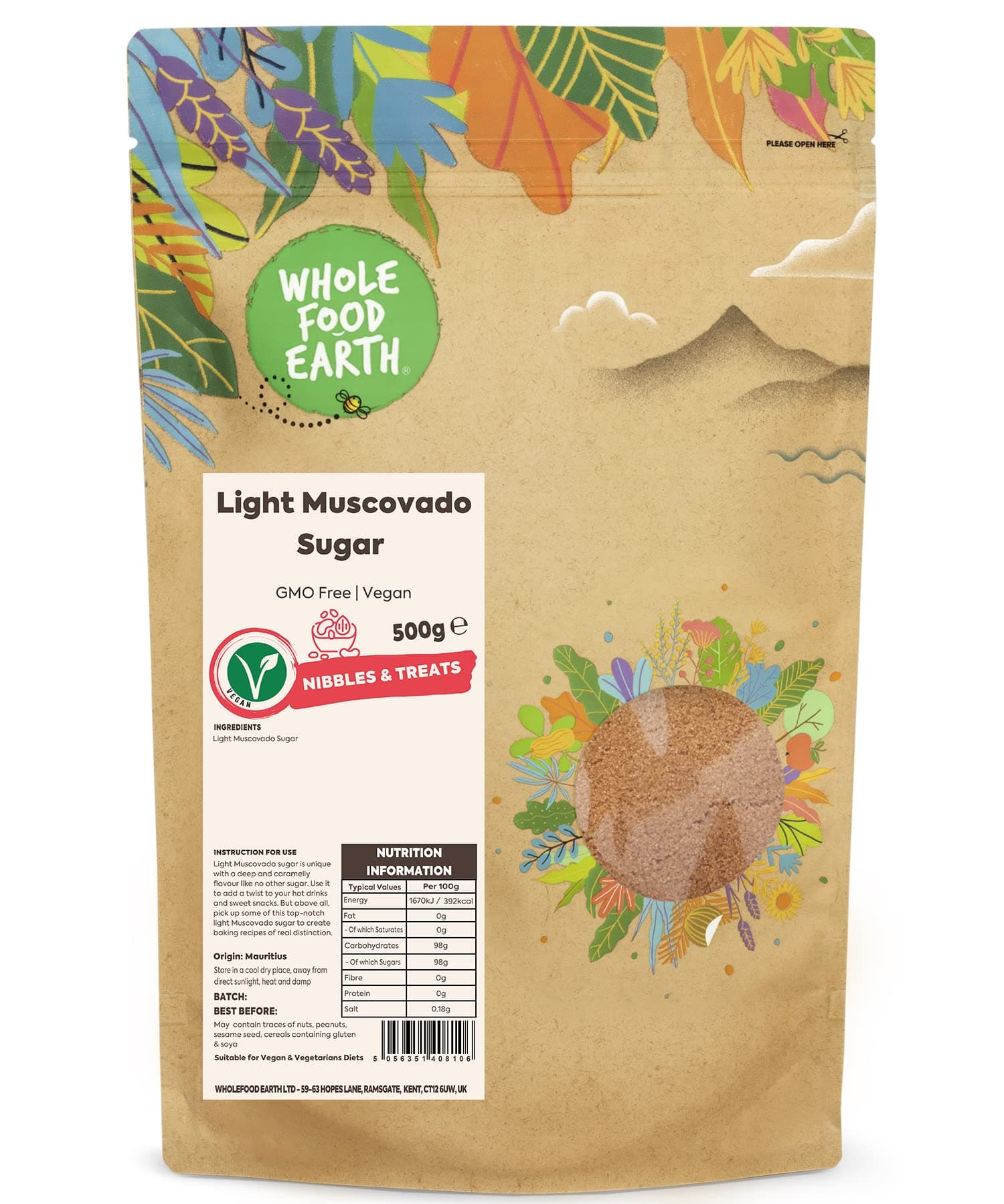 Light Muscovado Sugar 500g
