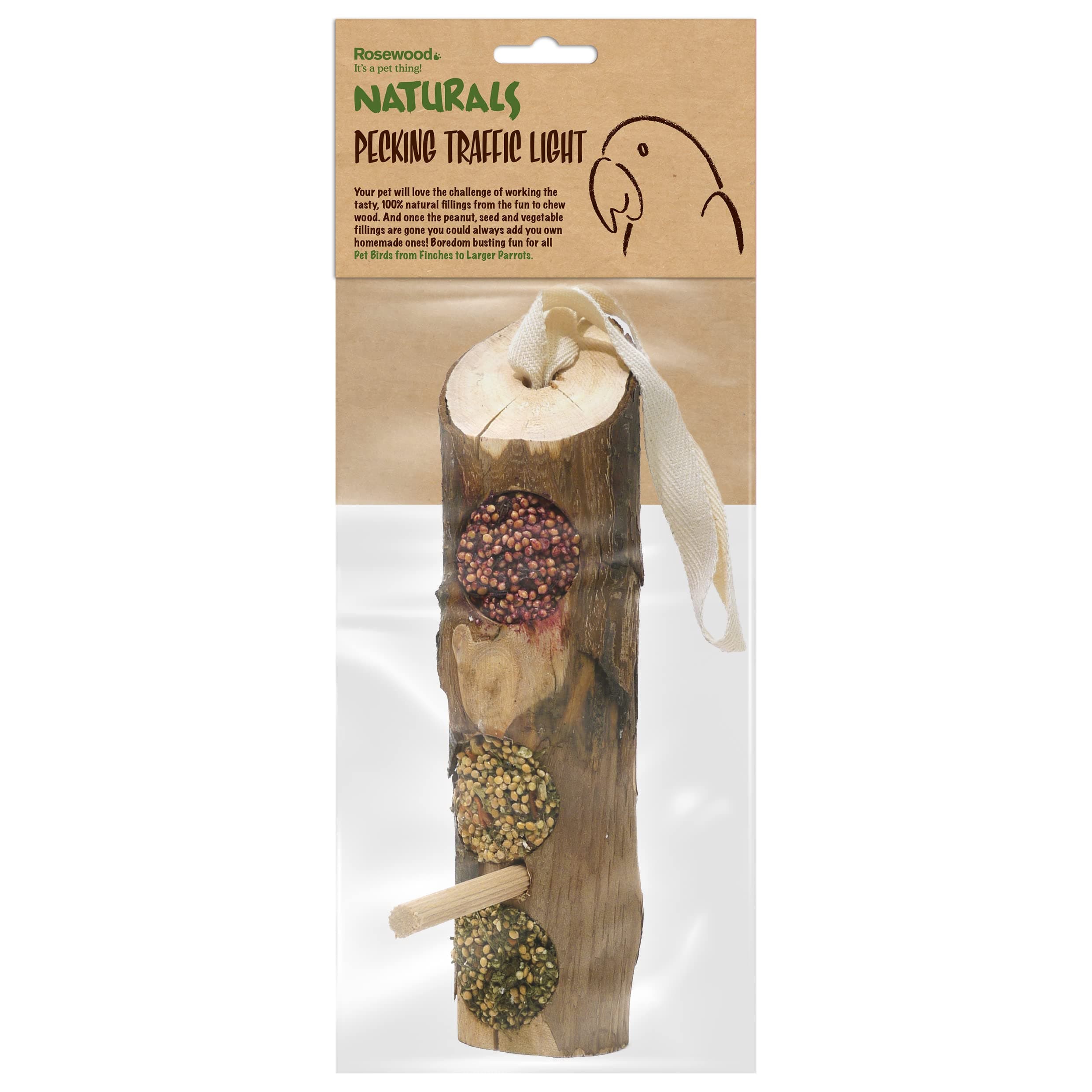 Rosewood Naturals, Pecking Traffic Light, Pet Bird Food