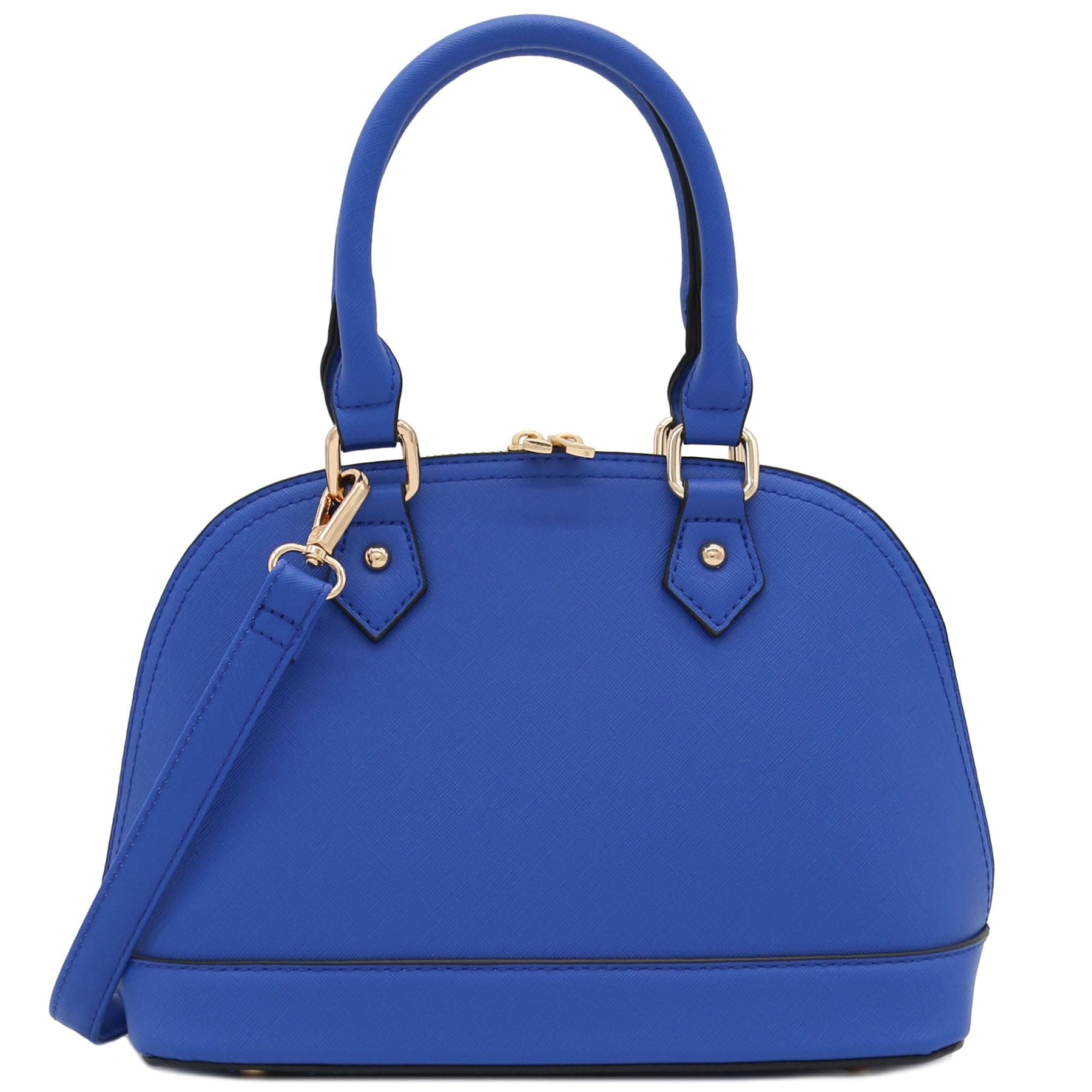 Zip-Around Saffiano Classic Dome Satchel