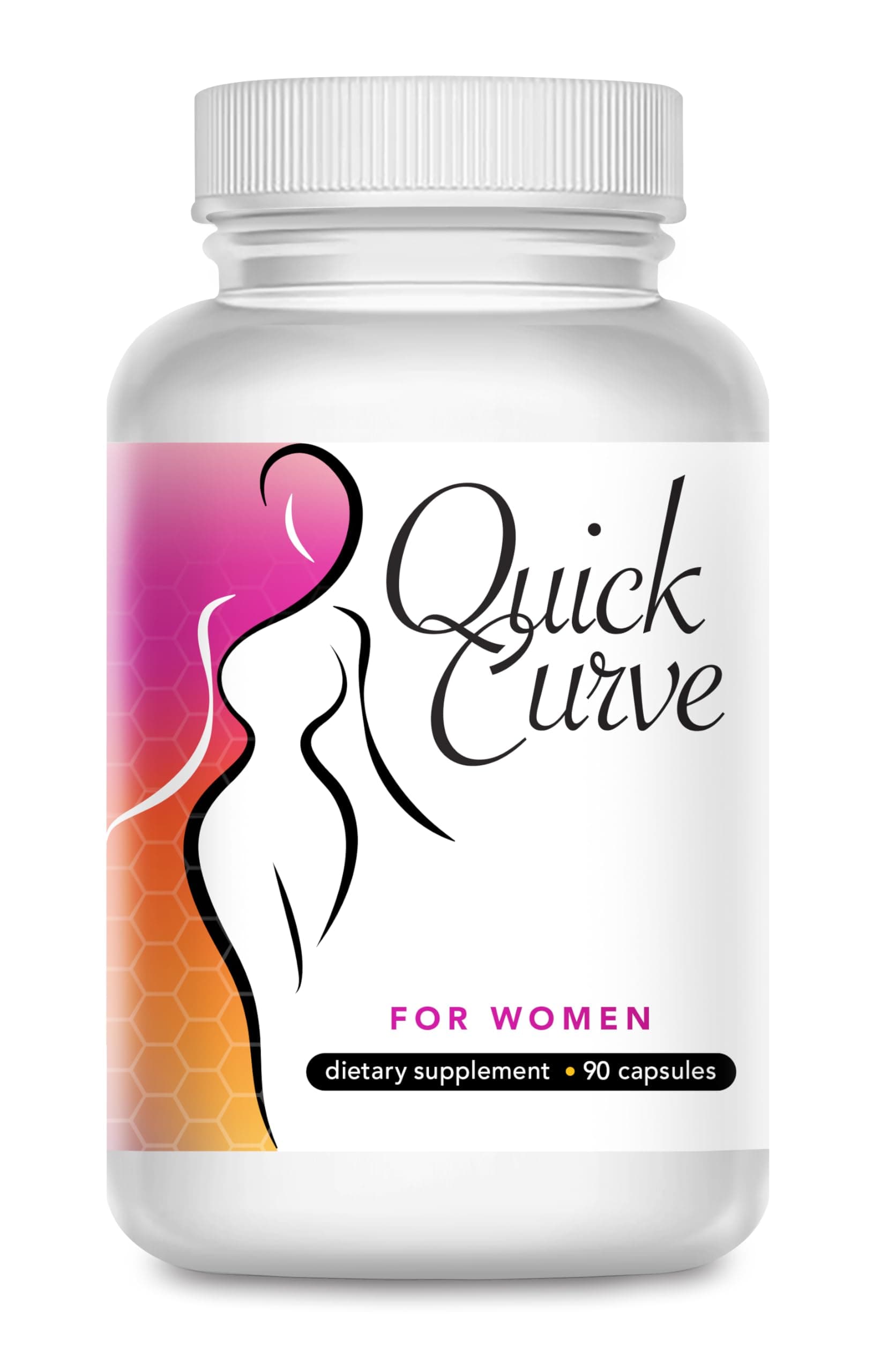 Quick Curve- Female Curve Enhancing Pills- Butt and Breast Enhancer for Women- Body Sculpting Weight Gain Formula- Fill Out Your Jeans and Bikini Quickly- 90 Veggie Caps