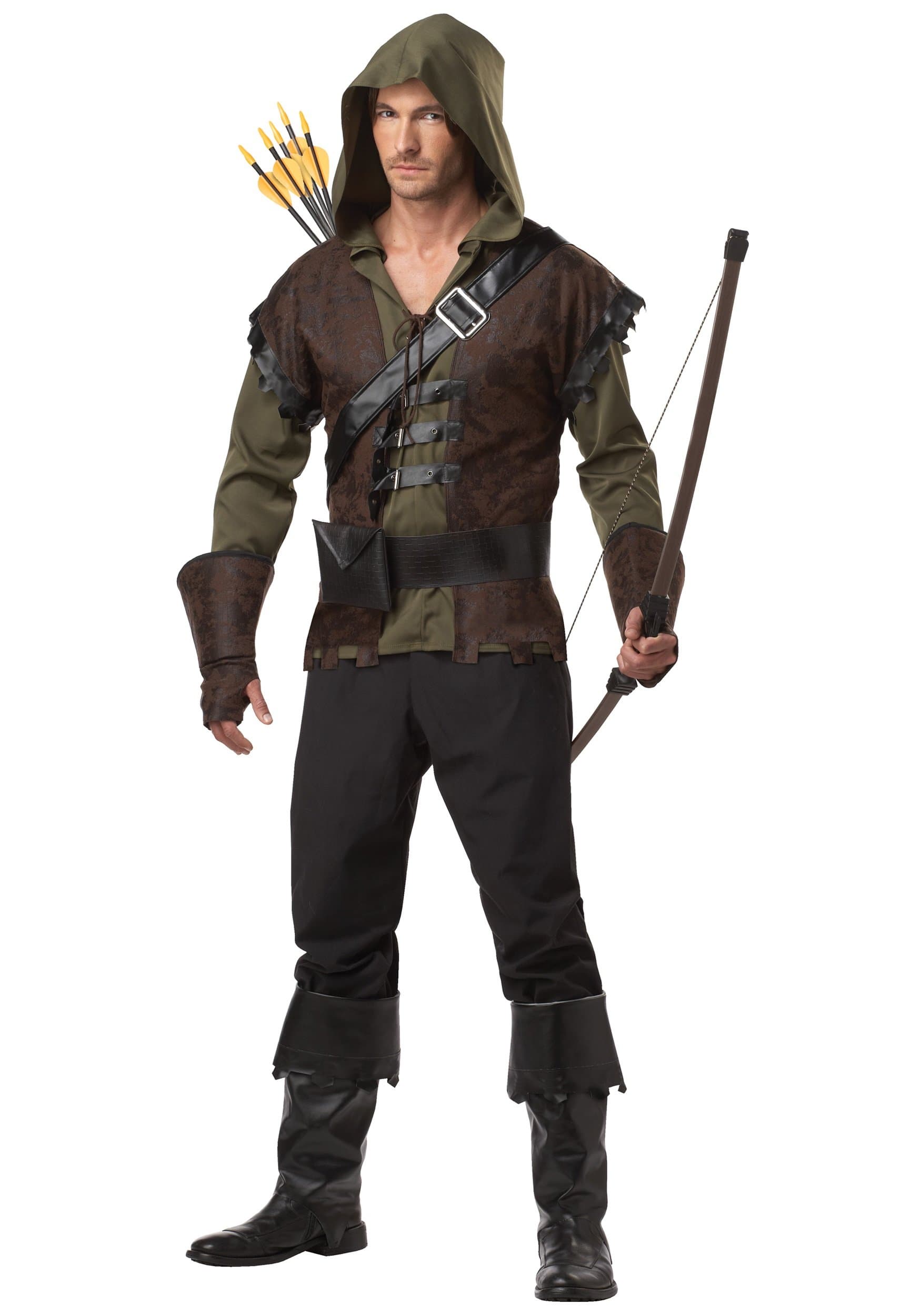 California Costumes Brown Large Mens Realistic Robin Hood Costume, 1129