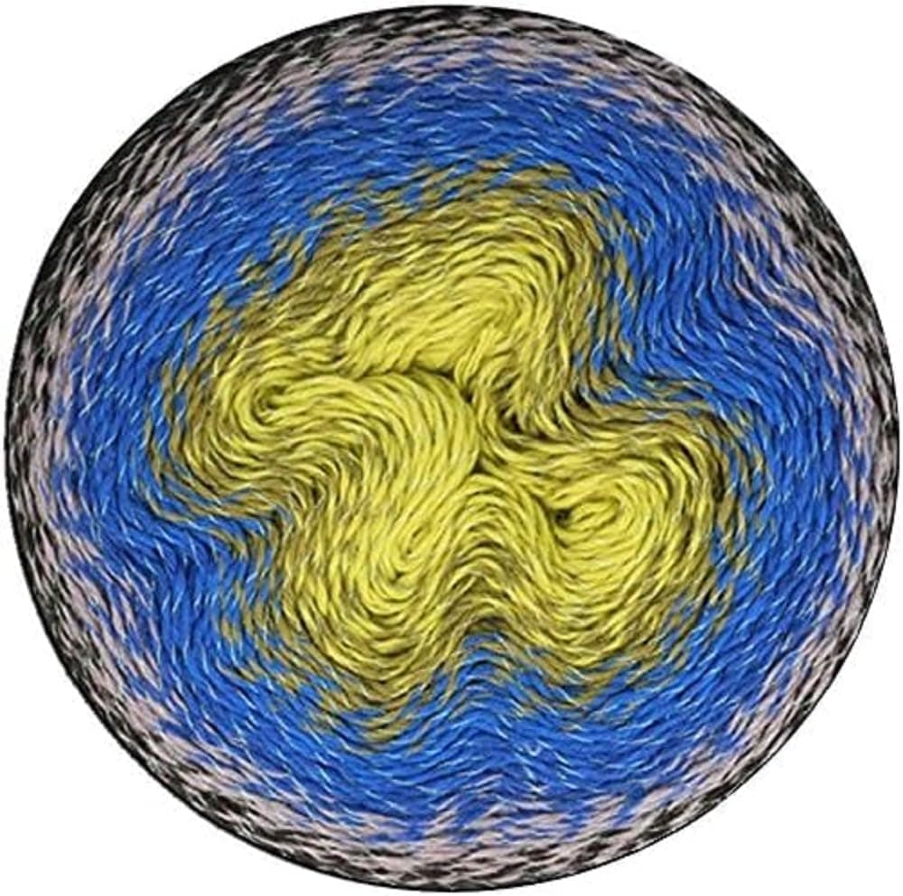 Scheepjes Frosted Whirl 1,094 yd Yarn Cake, Color 321 Yummy Tummy, Cotton/Acrylic Blend, 7.7 oz (218 g)