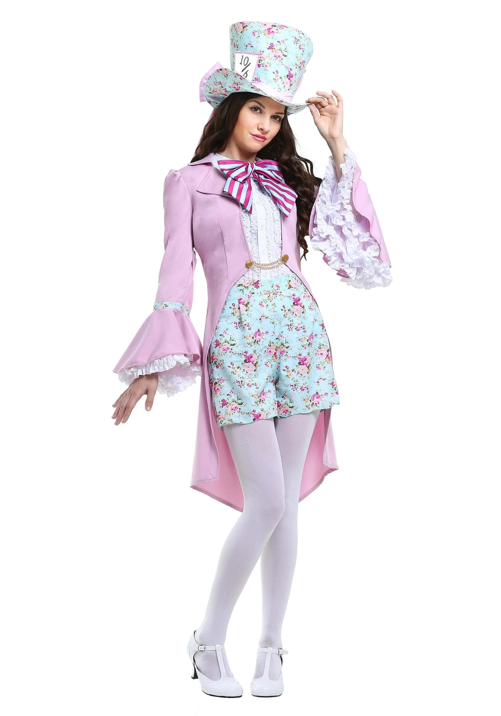 Pretty Mad Hatter Women's Fancy Dress Costume X-Large Pink