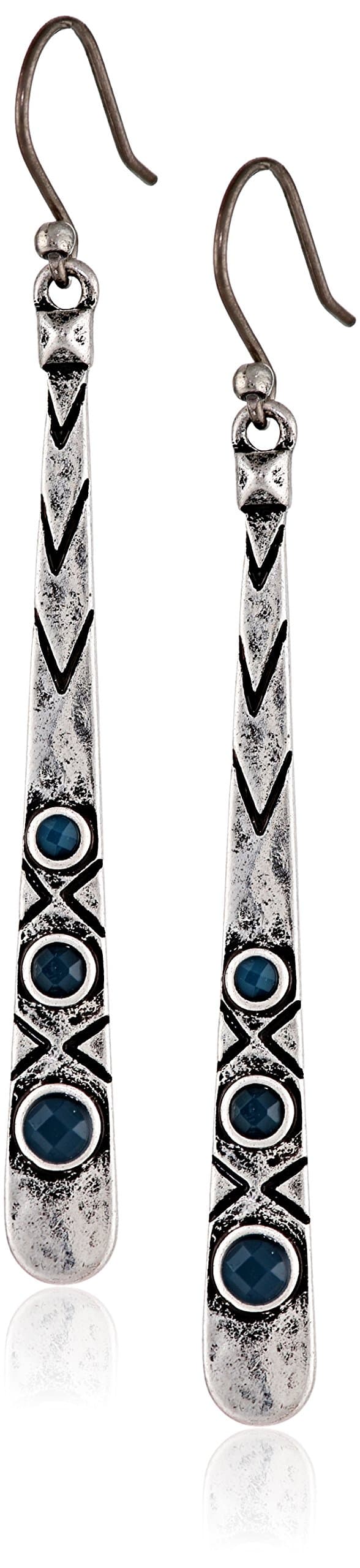 Lucky Brand Silver Metal Earrings