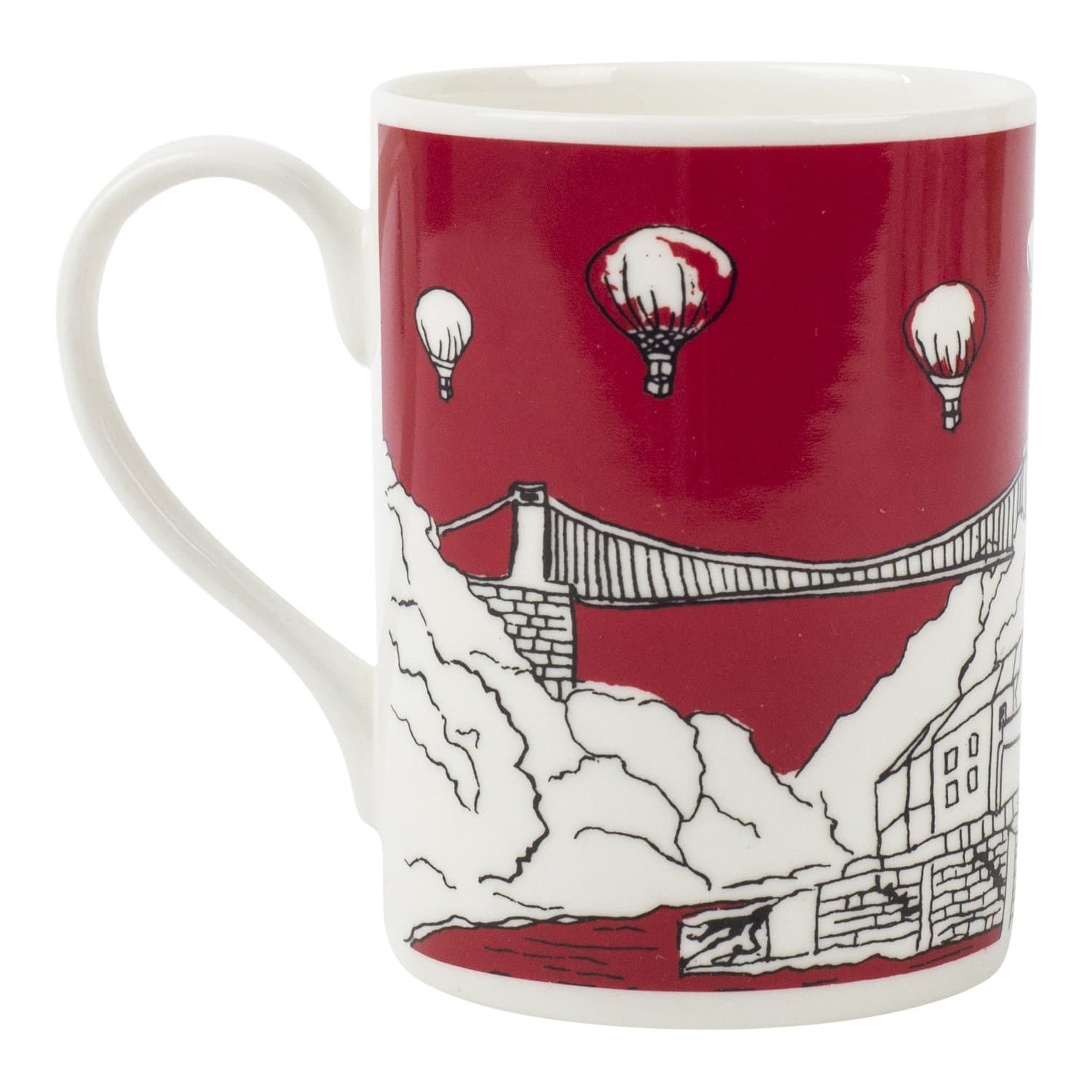 Clifton Balloons Bristol Mug Red