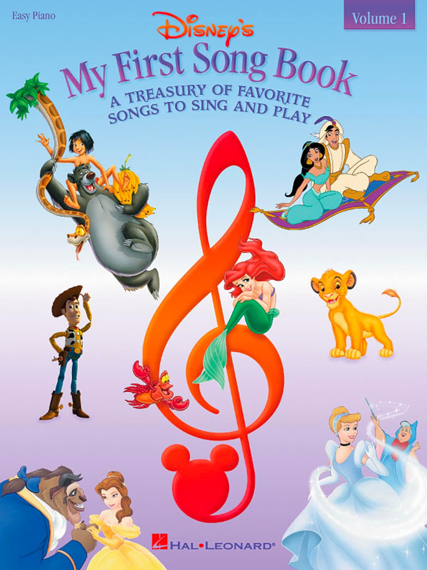 Disney's My First Songbook: Easy Piano Songbook for Kids To Sing and Play | Volume 1 for Beginners | Favorite Disney Songs Sheet Music for Young Pianists | Illustrated Piano Music Collection