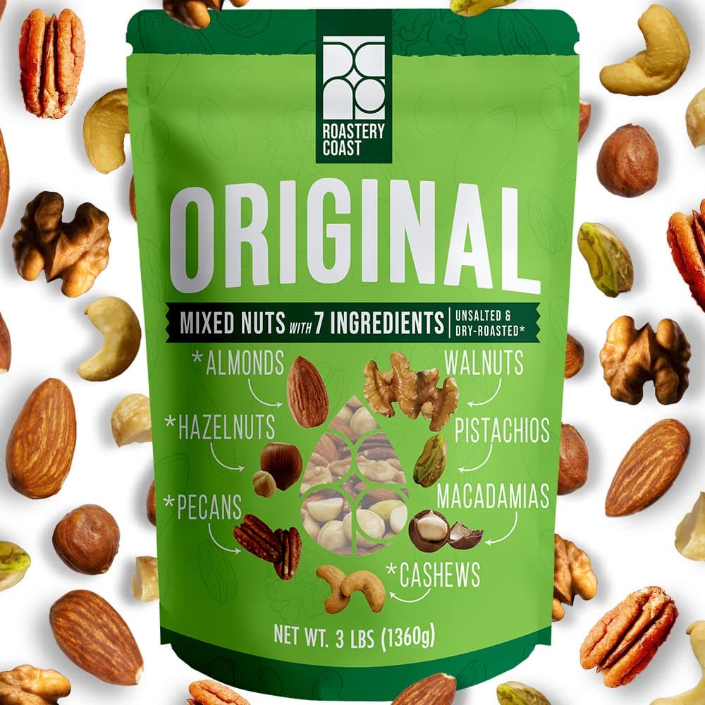 Roastery Coast - Daily Nuts Healthy Mix Bulk | Nuts Snack Mix | Deluxe assorted snack | nut snacks | healthy snacks for adults | dry fruits | nut mix