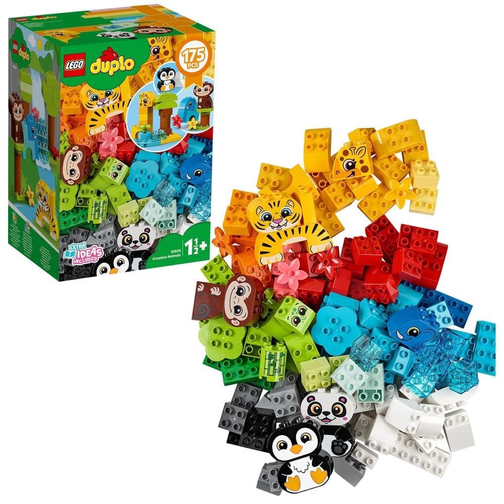 LEGO DUPLO Classic Creative Animals 10934 Building Toy (175 Pieces)