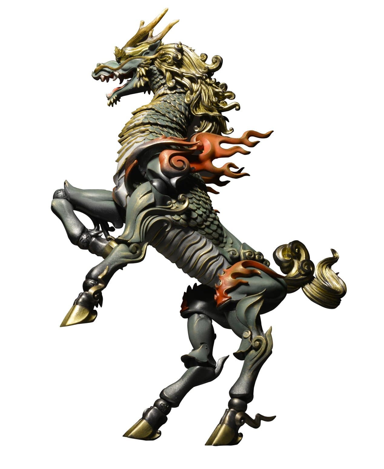 Kaiyodo Takeyashiki Jizai Okimono: Kirin Figure (Full Color Version)