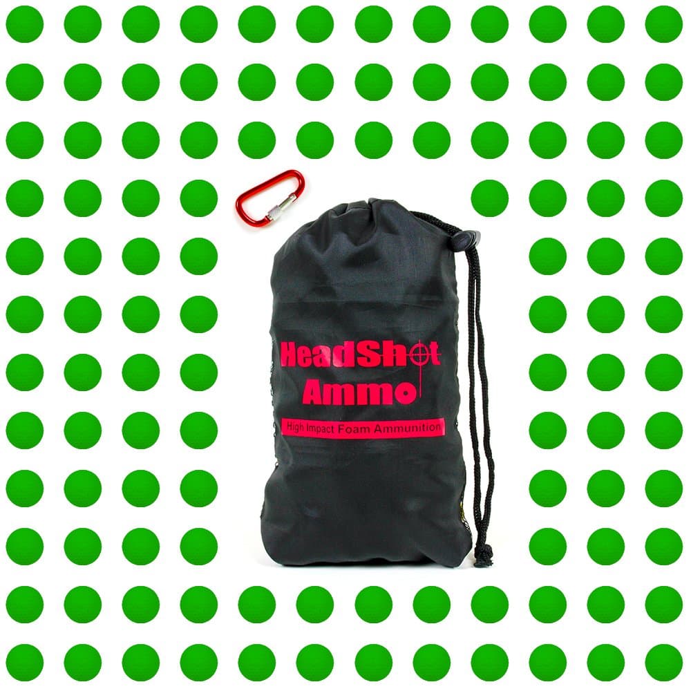 HeadShot AmmoFoam Balls for Toy Gun Refill Pack of Bullets Compatible with Nerf Rival Guns