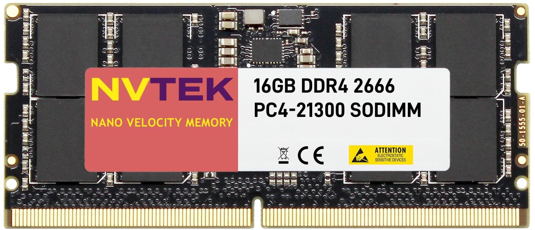 16GB (1X16GB) DDR4 2666MHZ PC4-21300 SODIMM 2Rx8 1.2V CL19 260-PIN Non-ECC Laptop PC Computer Memory