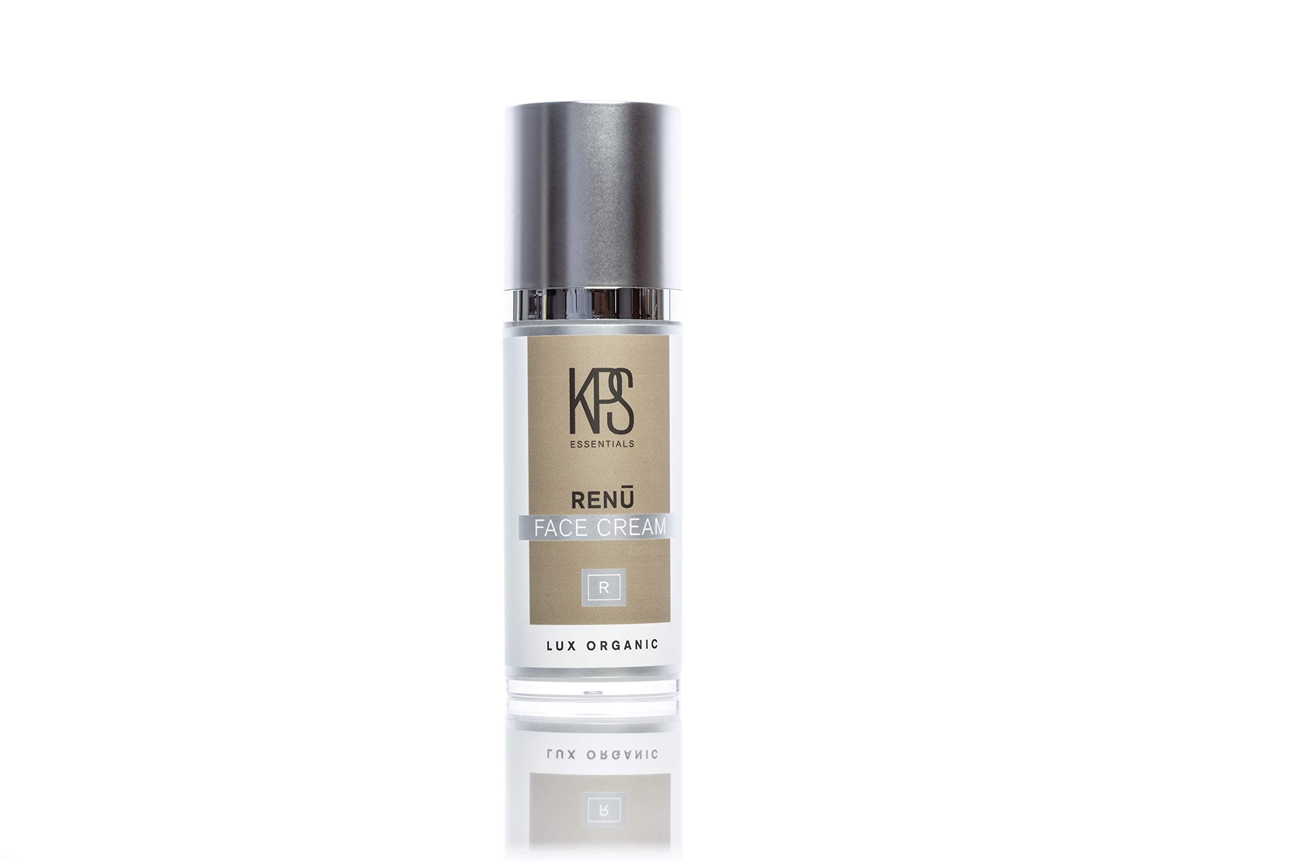 KPS Essentials Organic Renū Face Cream - 1oz | Hyaluronic Acid | Redefine Eye Cream | Dark Spot Corrector | Reduce Puffiness | Crepe Correcting