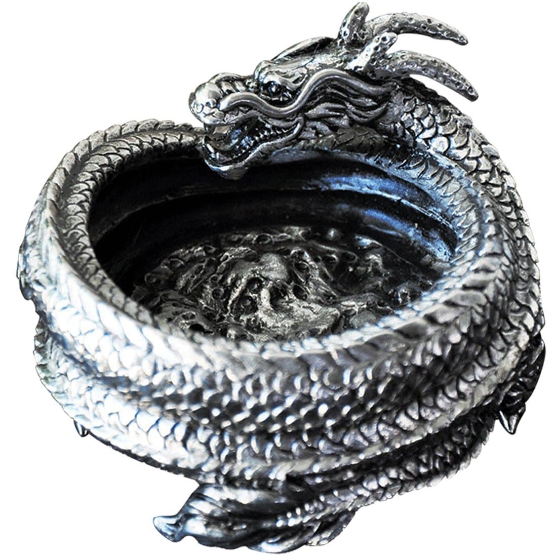 Mysterious Oriental Dragon Ashtray Full Metal Men's Gift