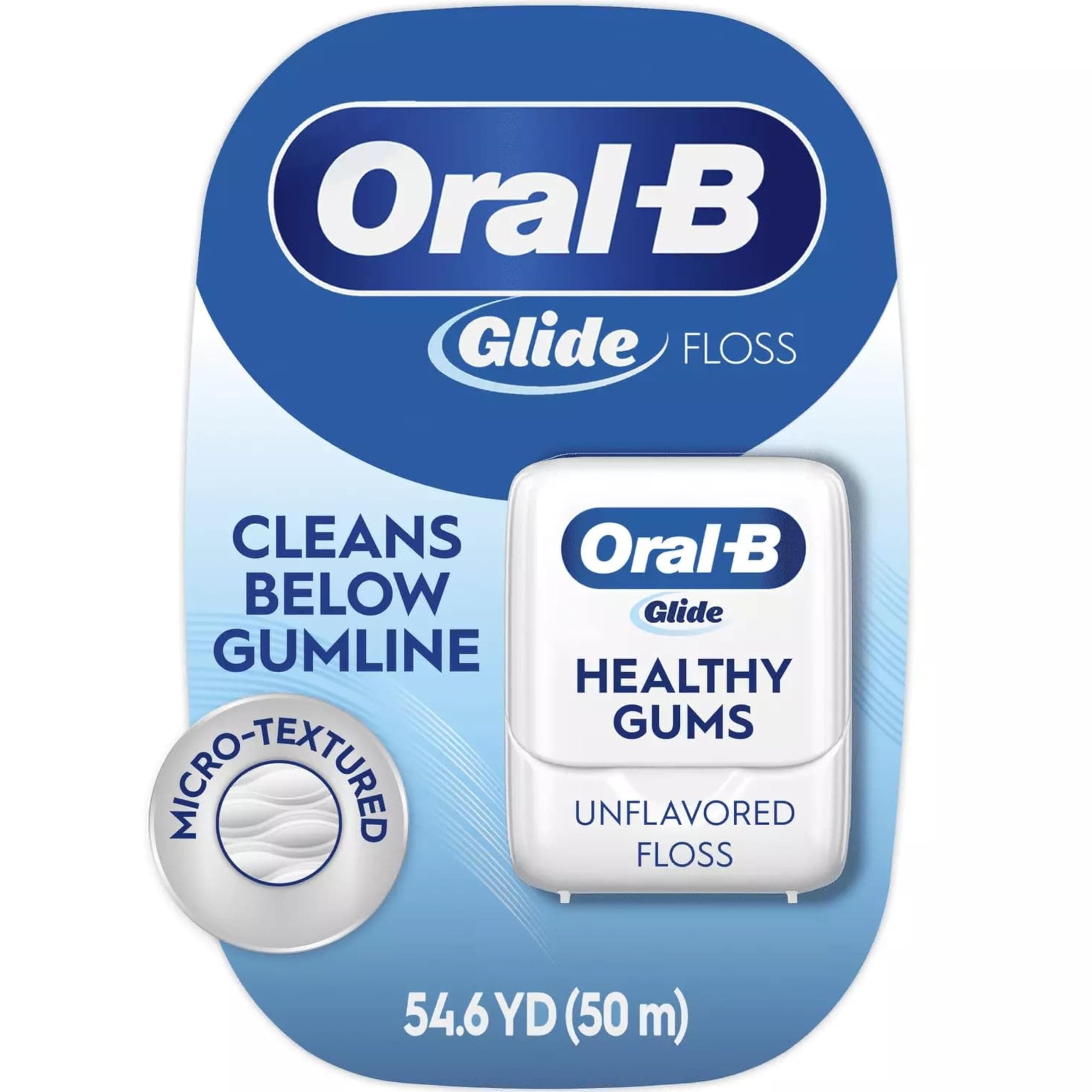 Oral-B Glide Floss Health Gums Unflavored Floss 54.6 YTD (50 m) (Pack of 1)