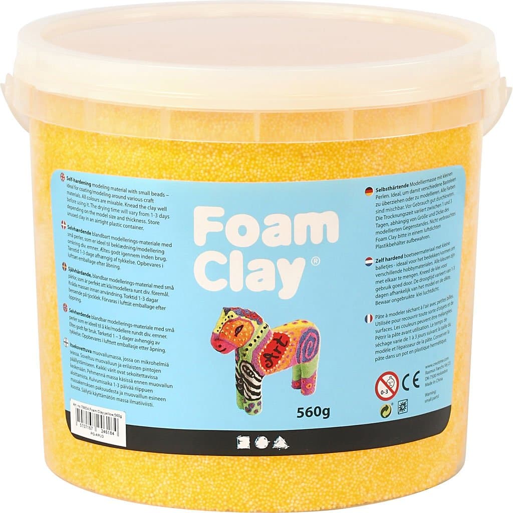 Foam Clayyellow, 560g
