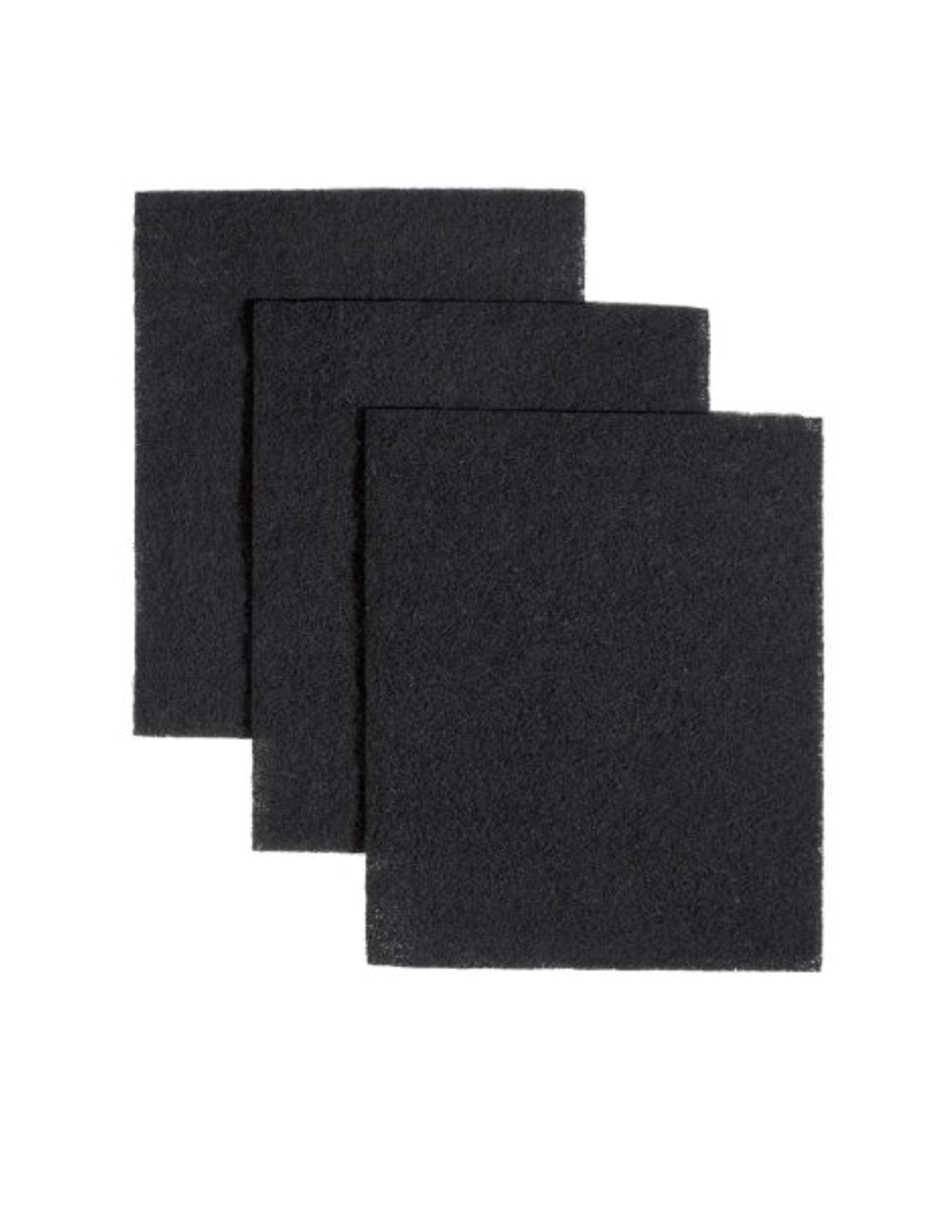 CFS – 7-3/4" x 10-1/2" Charcoal Range Hood Filter Pads Compatible with BP58 Non-Ducted Models – Removes Odor & Smoke – Replacement Carbon Filter – 3 Pack