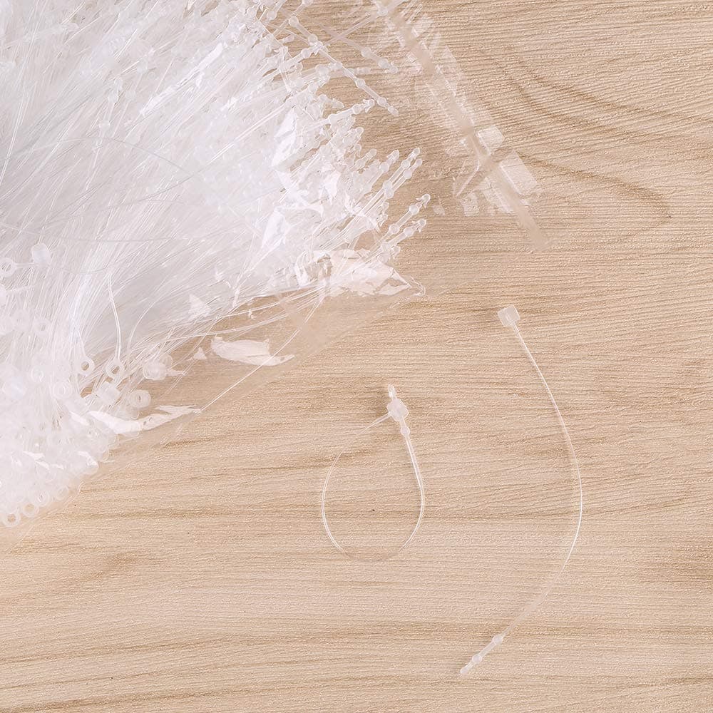 Snap Lock 3" Pin Security Loop Plastic Tag Fastener (1000 Pc)