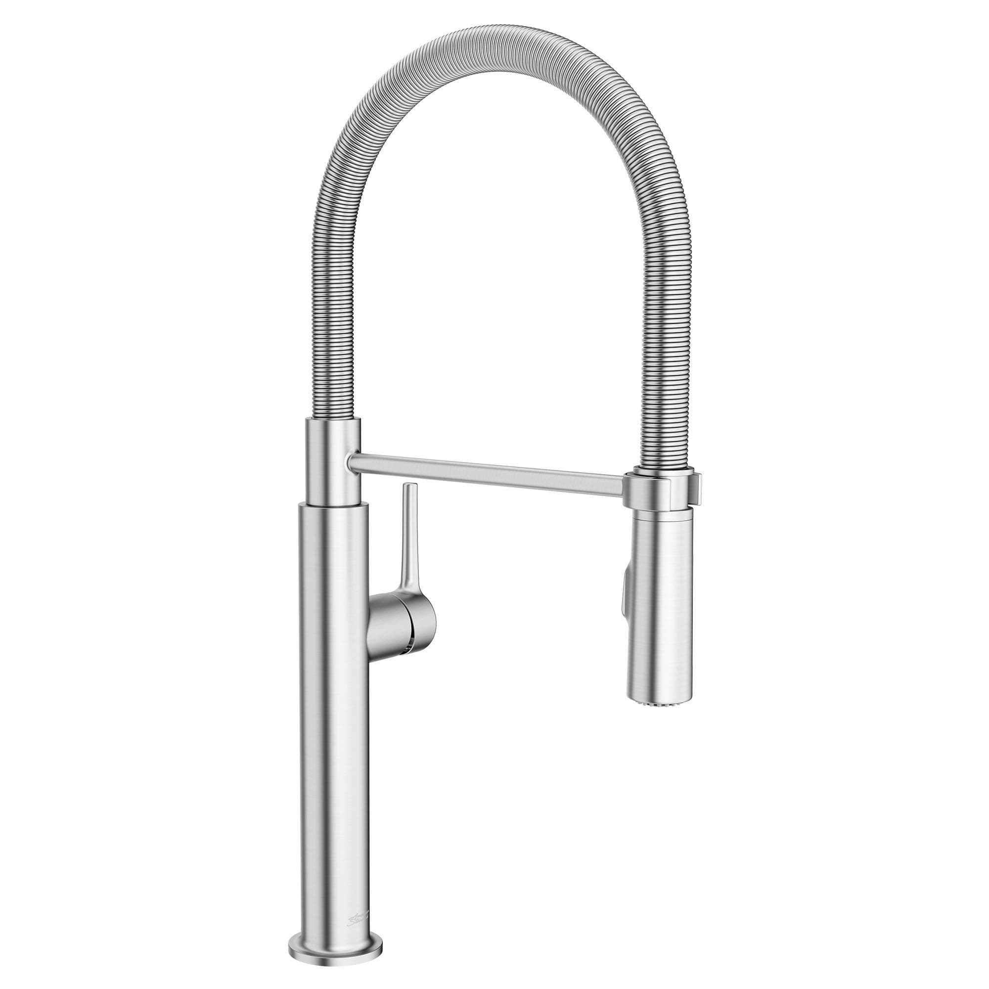 American Standard4803350.075 Studio S Semi-Pro Kitchen Faucet with Pull-Out Sprayer Stainless Steel
