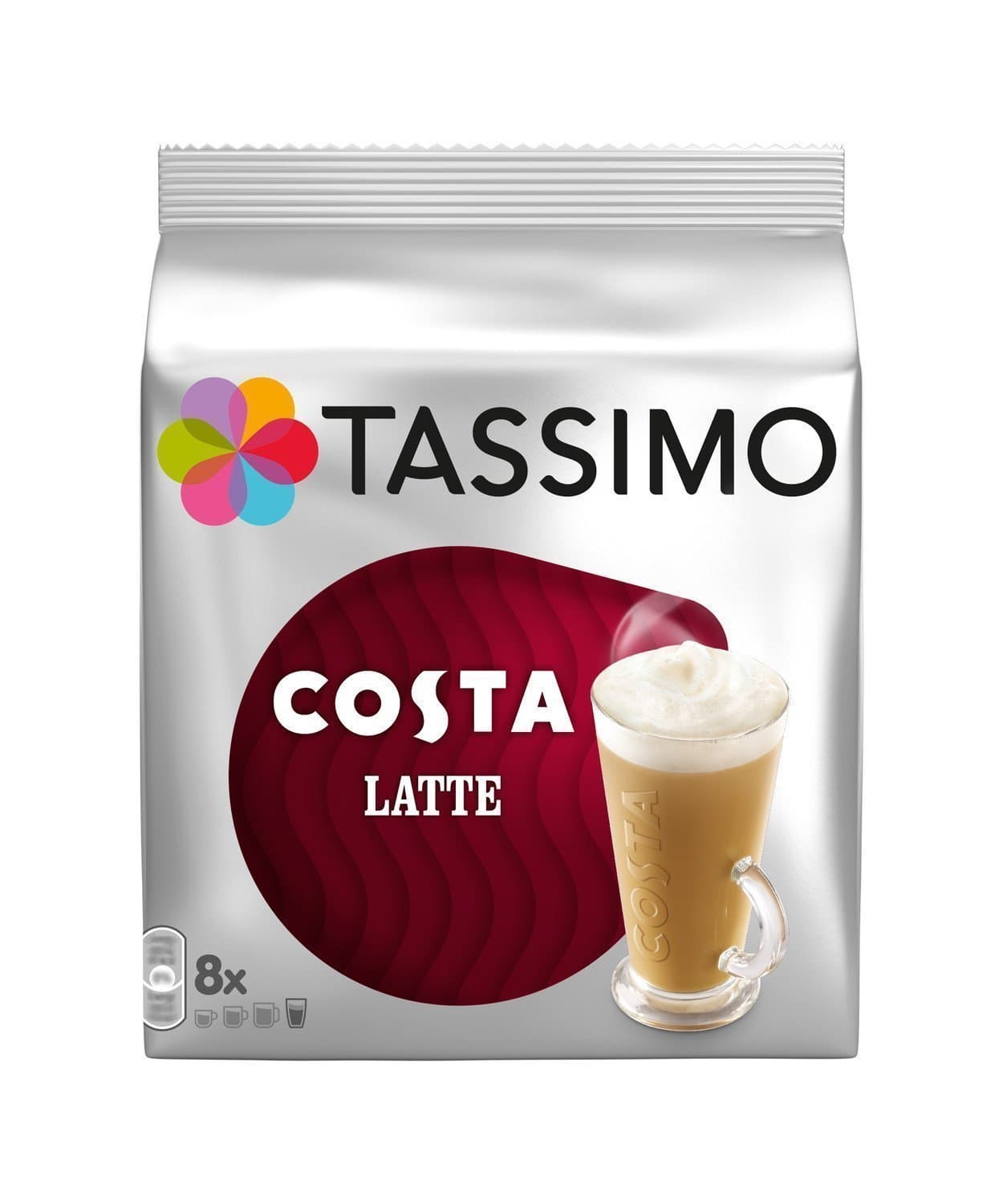 Costa Latte 16 T Discs (Extra Large Cup Size) 8 Servings