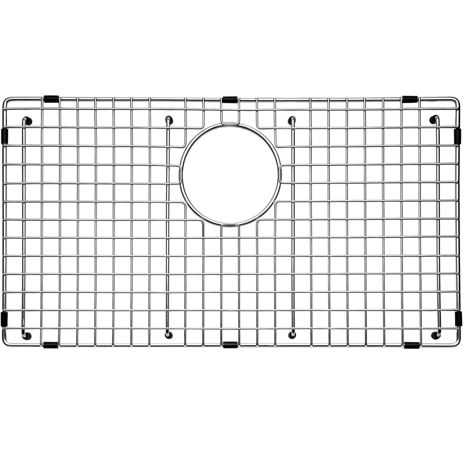 Sink Bottom Grid 22" X 14-1/2", Rear Drain with Corner Radius 3/16", Sink Protector SVH2215R
