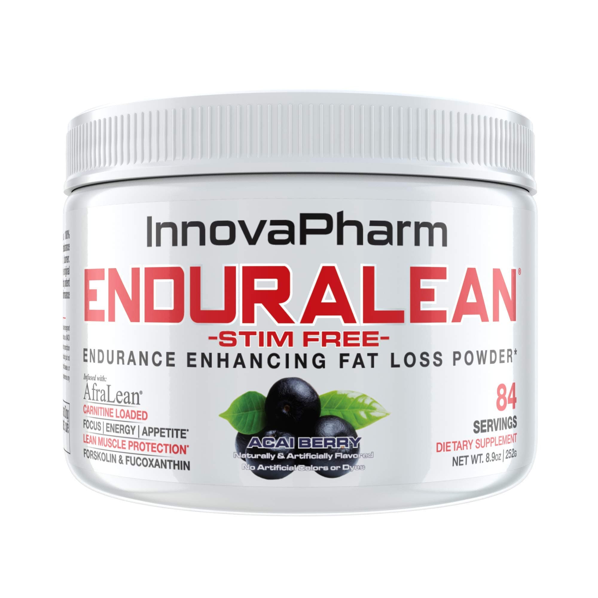 InnovaPharm Enduralean Stim Free - Acai Berry - 84 Servings