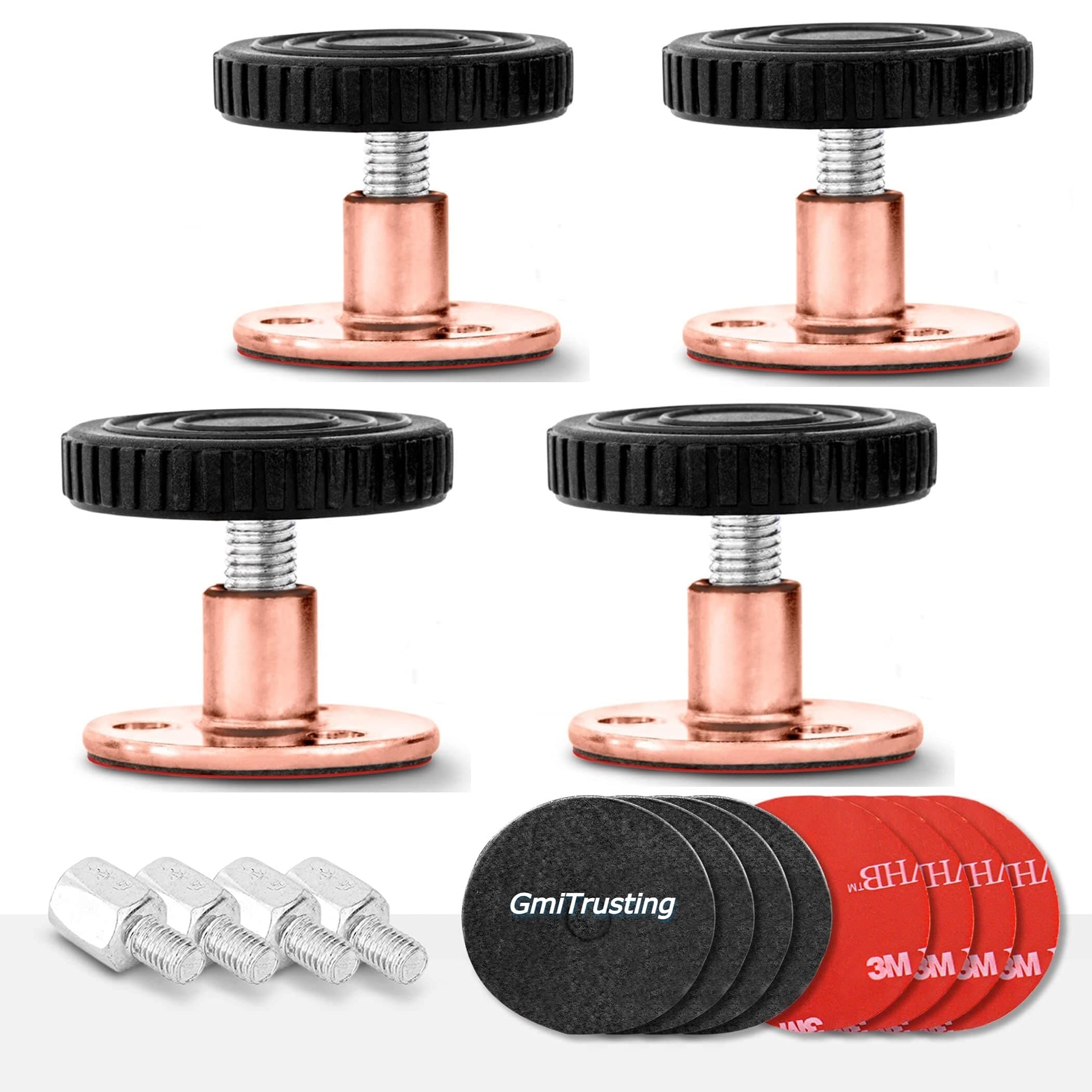 GmiTrusting Headboard Stoppers Tool-Bed Frame Anti Shake, Stabilizer, Noise Stopper, Telescopic Bed Center Support, Wall Protector, Prevent Loosening, Anti Squeak Tools