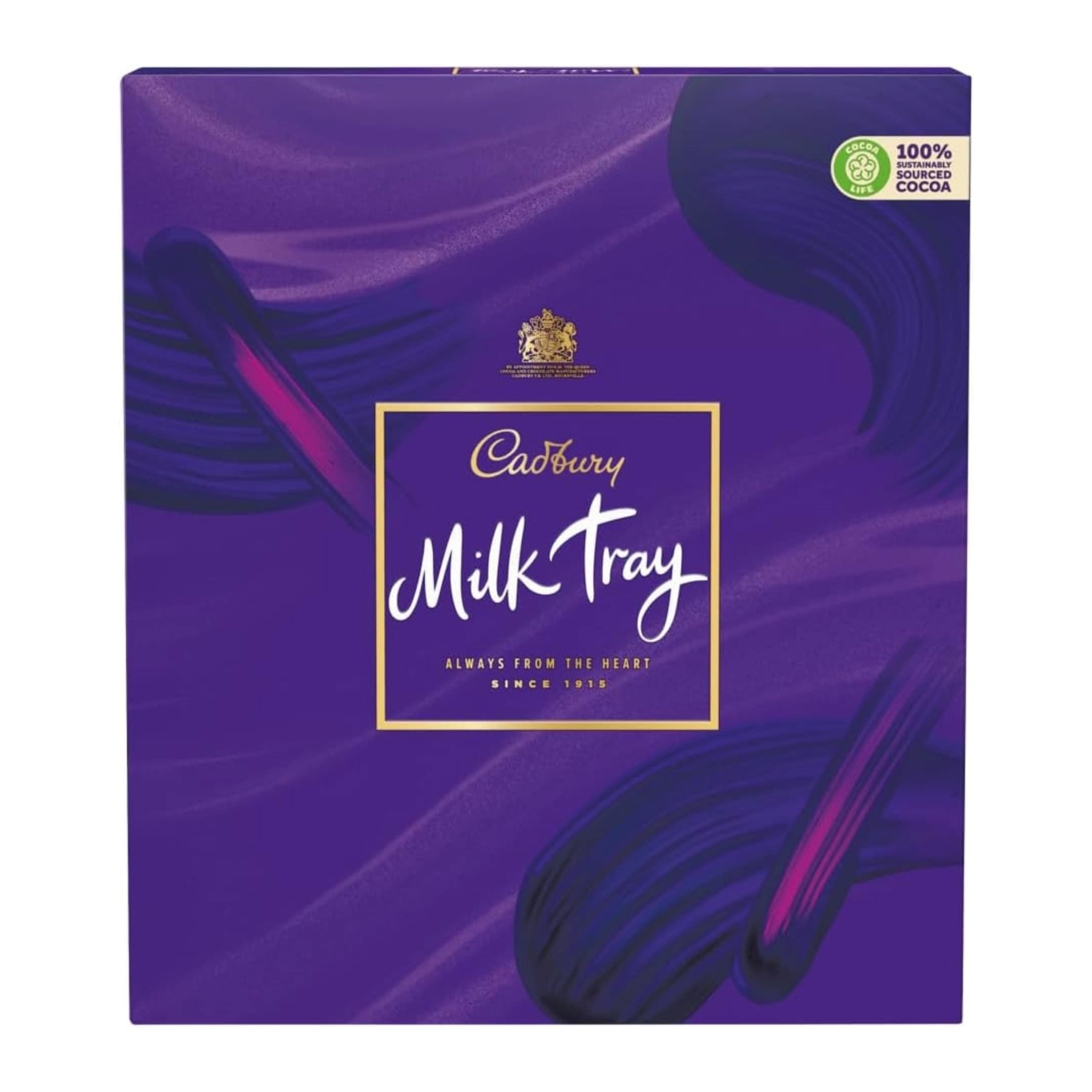 Cadbury Milk Tray Chocolate Box, Assorted Milk Chocolates Gift Set for Birthdays, Anniversaries & Special Occasions, 360 g (Pack of 1)