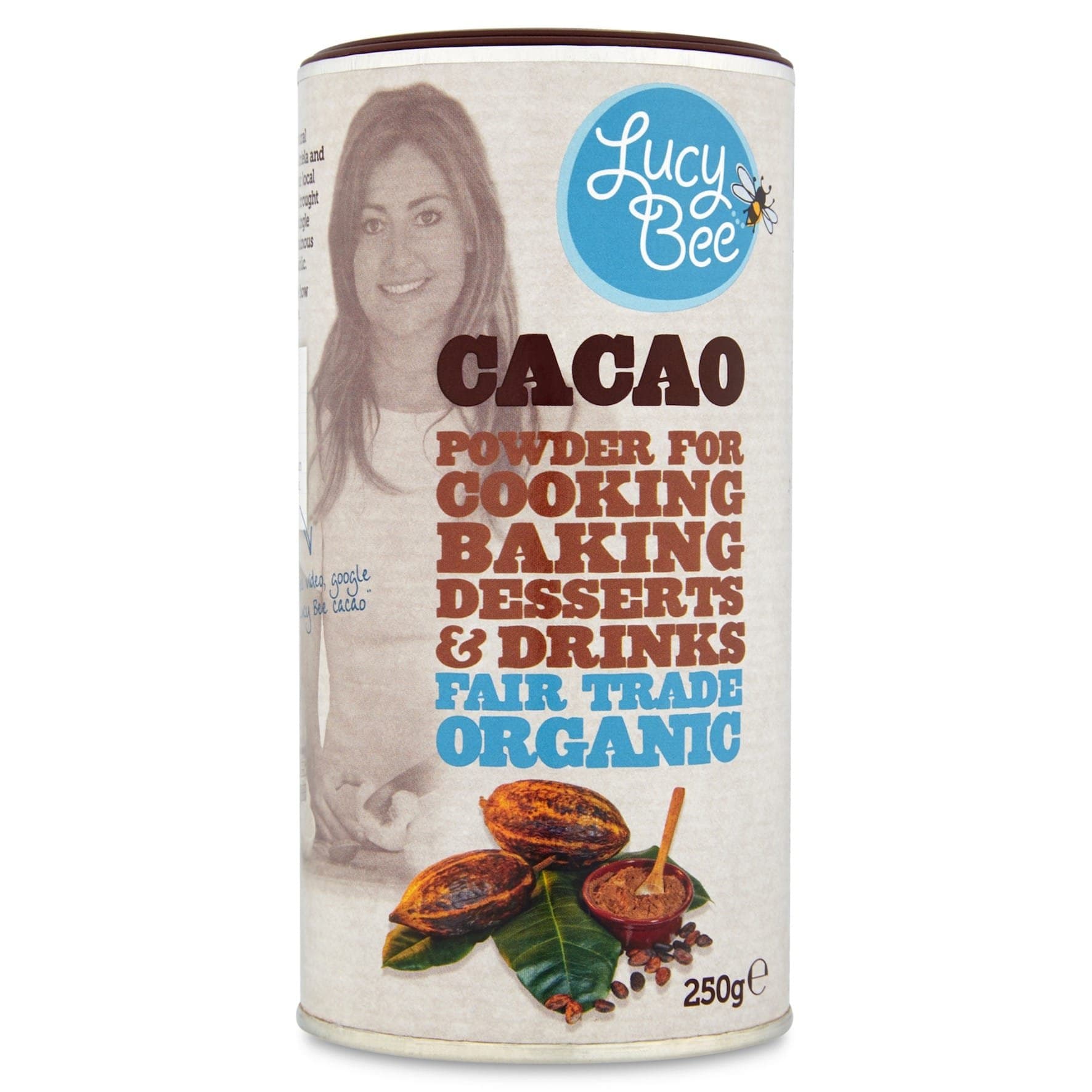 Lucy Bee 83384 Fair Trade Organic Cacao Powder 250 g