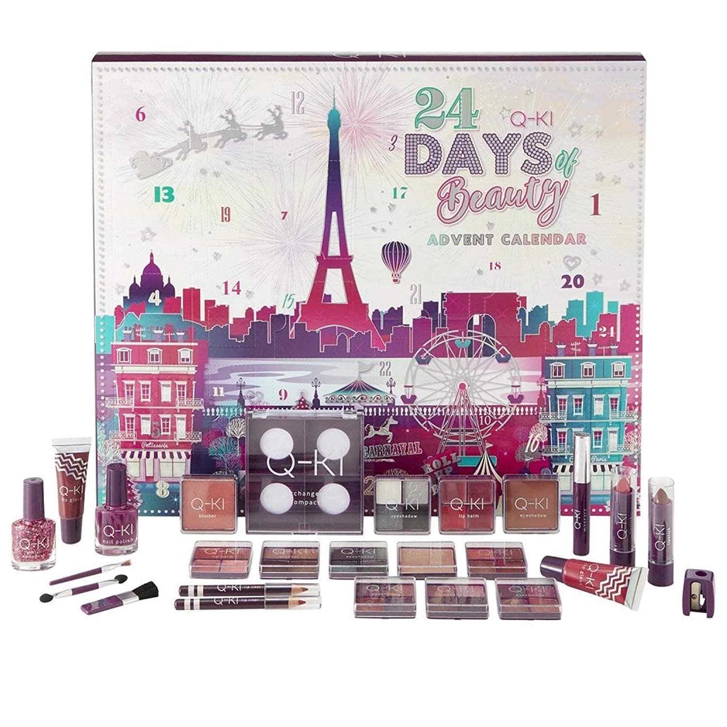Rainbow Cosmetics Christmas Beauty Advent Calendar - Paris Beauty Make Up