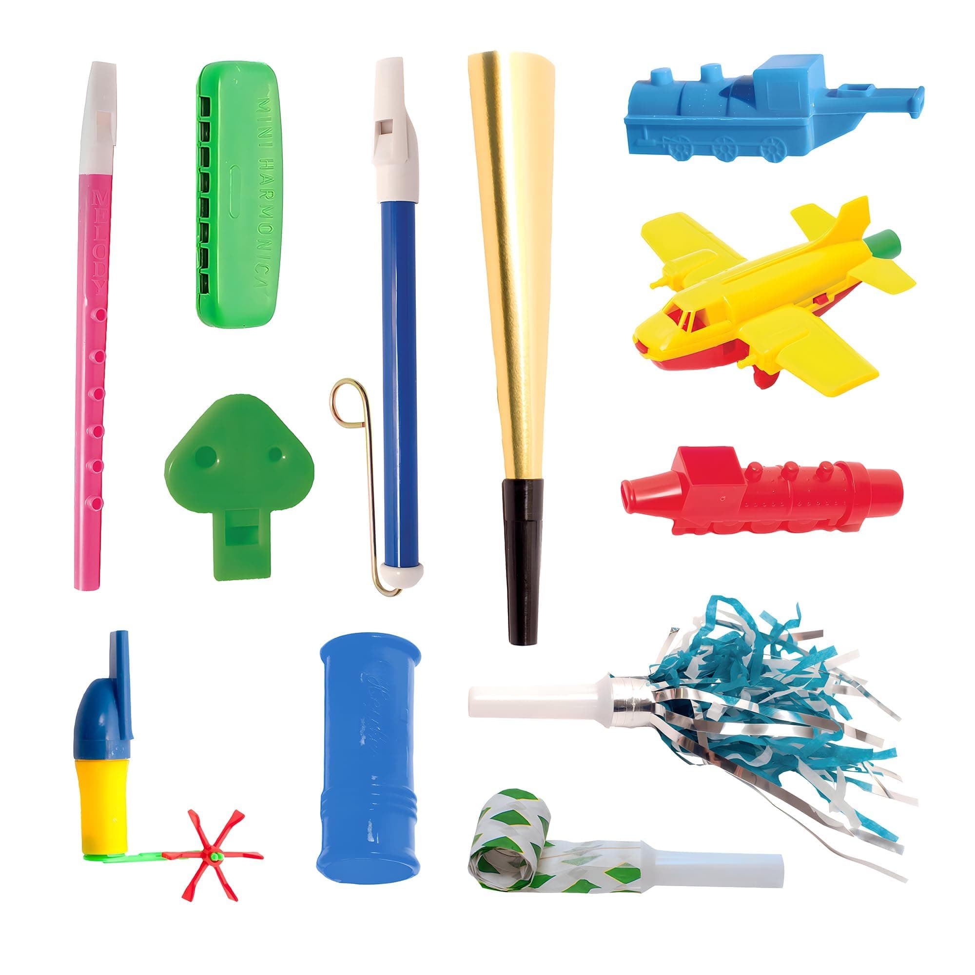 TalkTools Horn Kit | Oral Motor Placement Therapy | Improve Speech, Tongue Lip Placement | Reduce or Eliminate Drooling | Abdominal Grading | Controlled Oral Airflow, and Speech Clarity - 12 Tools