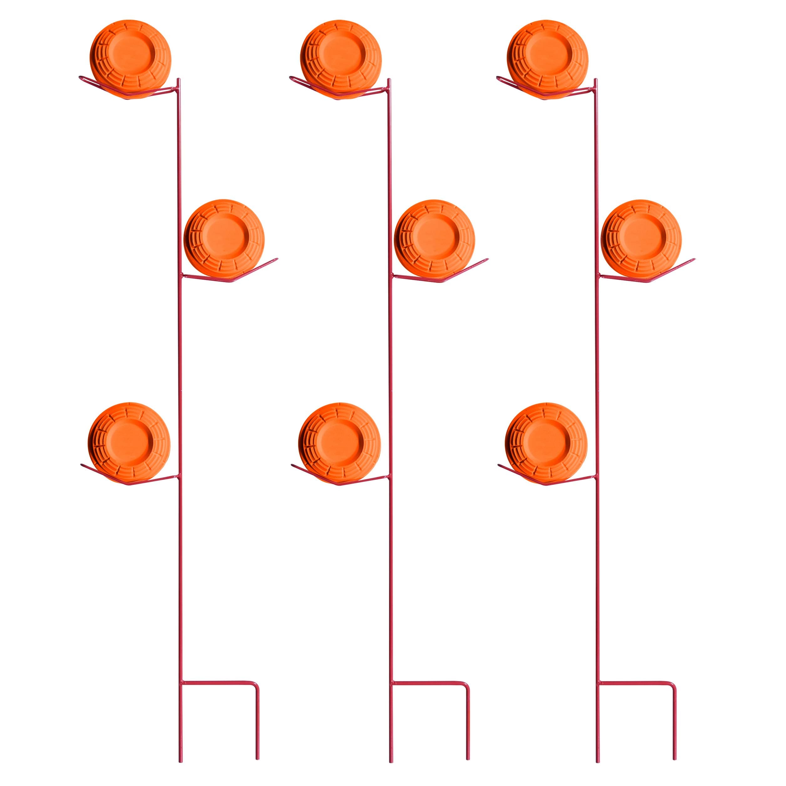 Outdoors Tri-Tower Steel Clay Pigeon Holder