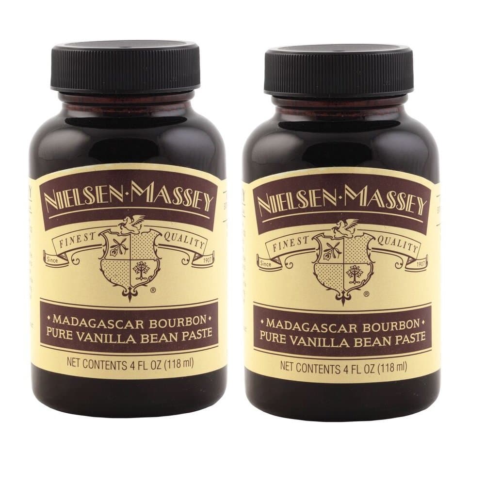 Madagascar Bourbon Pure Vanilla Bean Paste for Baking and Cooking, 4 Ounce Bottle (2 Pack)