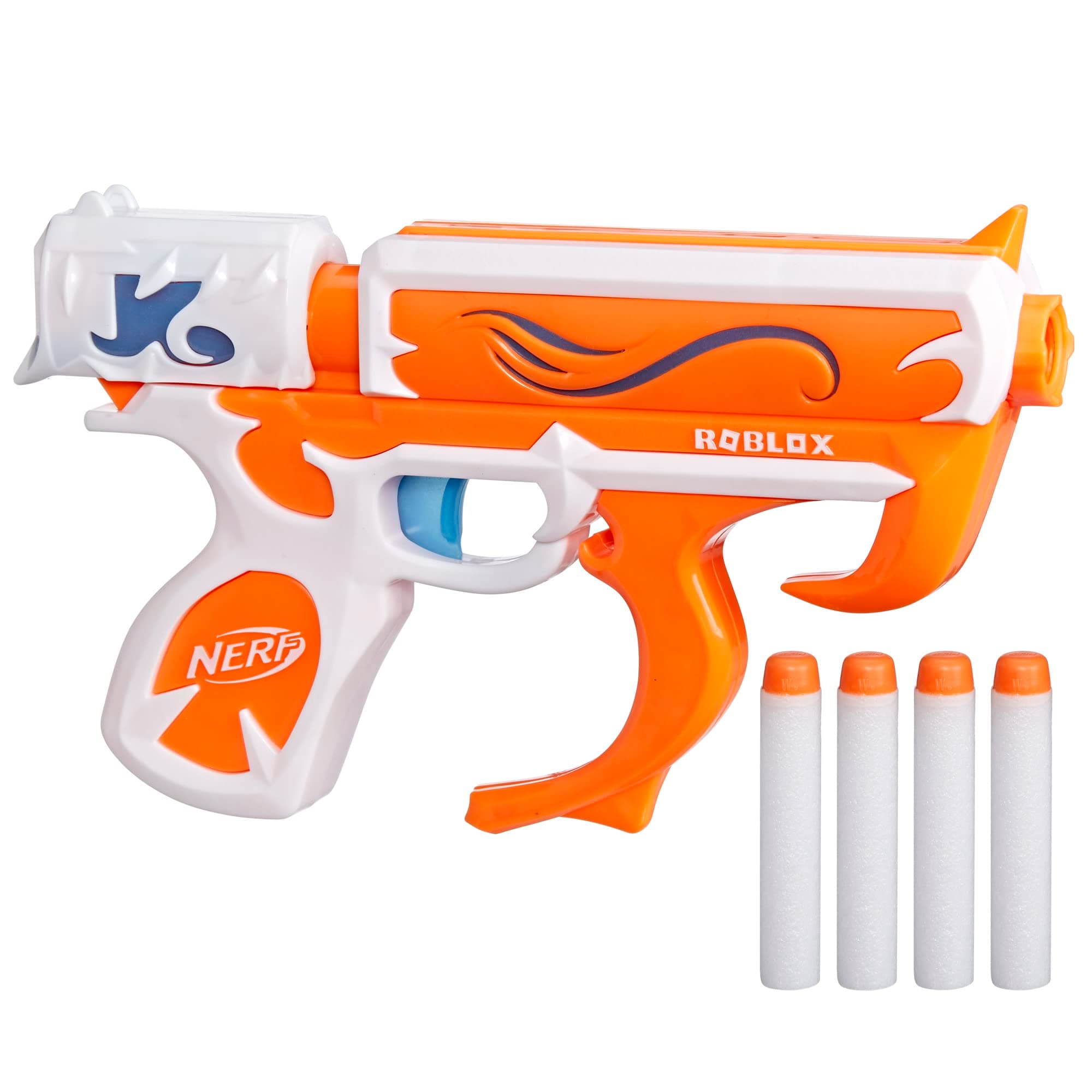 Roblox Arsenal: Soul Catalyst Dart Blaster, Includes Code to Redeem Exclusive Virtual Item, 4 Elite Nerf Darts, Outdoor Games