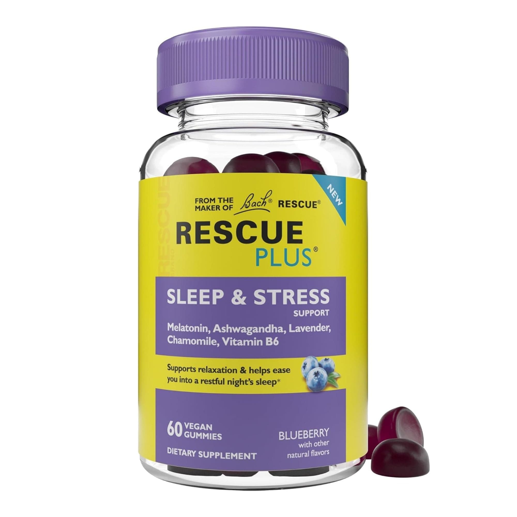 Rescue Plus Sleep + Stress Support Gummy