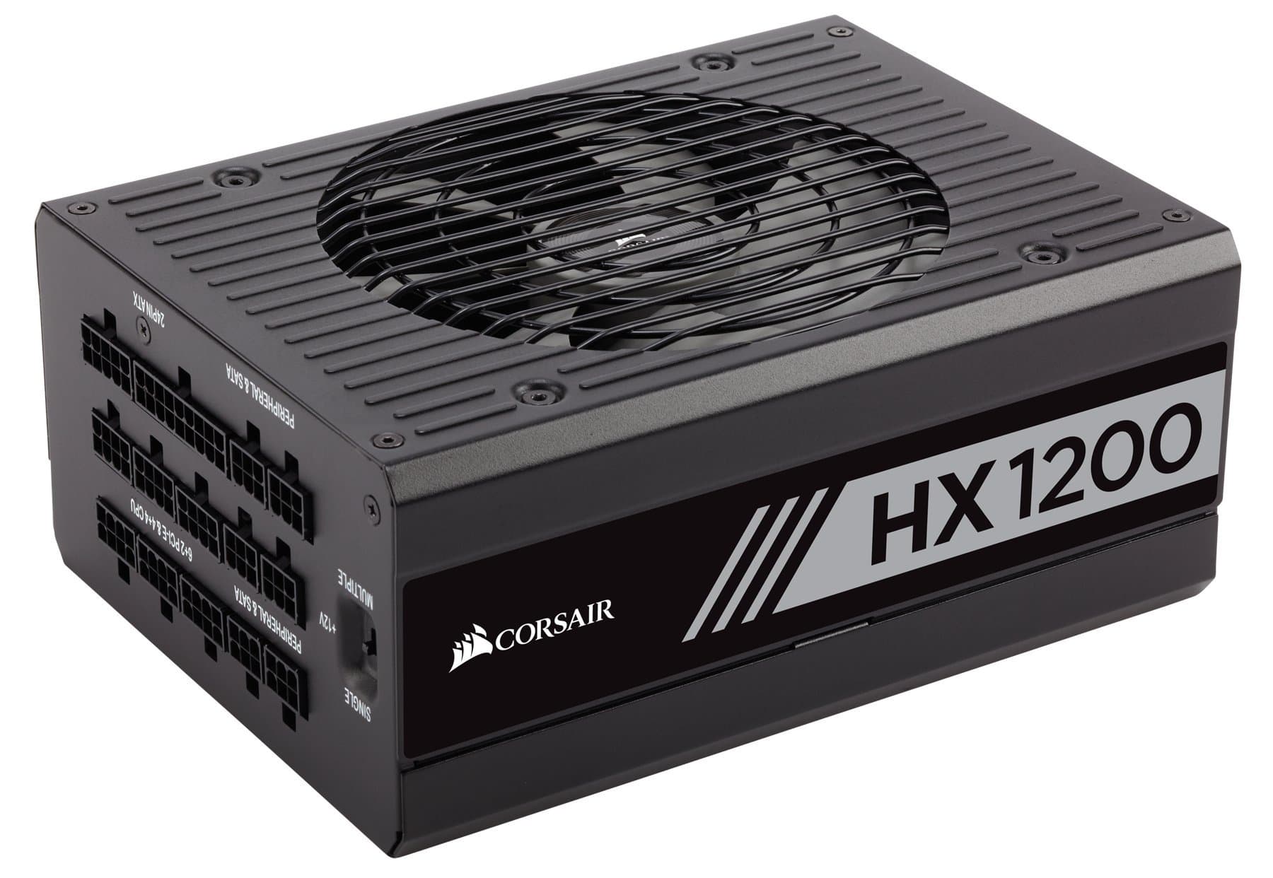 HX Series, HX1200, 1200 Watt, Fully Modular Power Supply, 80+ Platinum Certified, Model Number: CP-9020140-NA