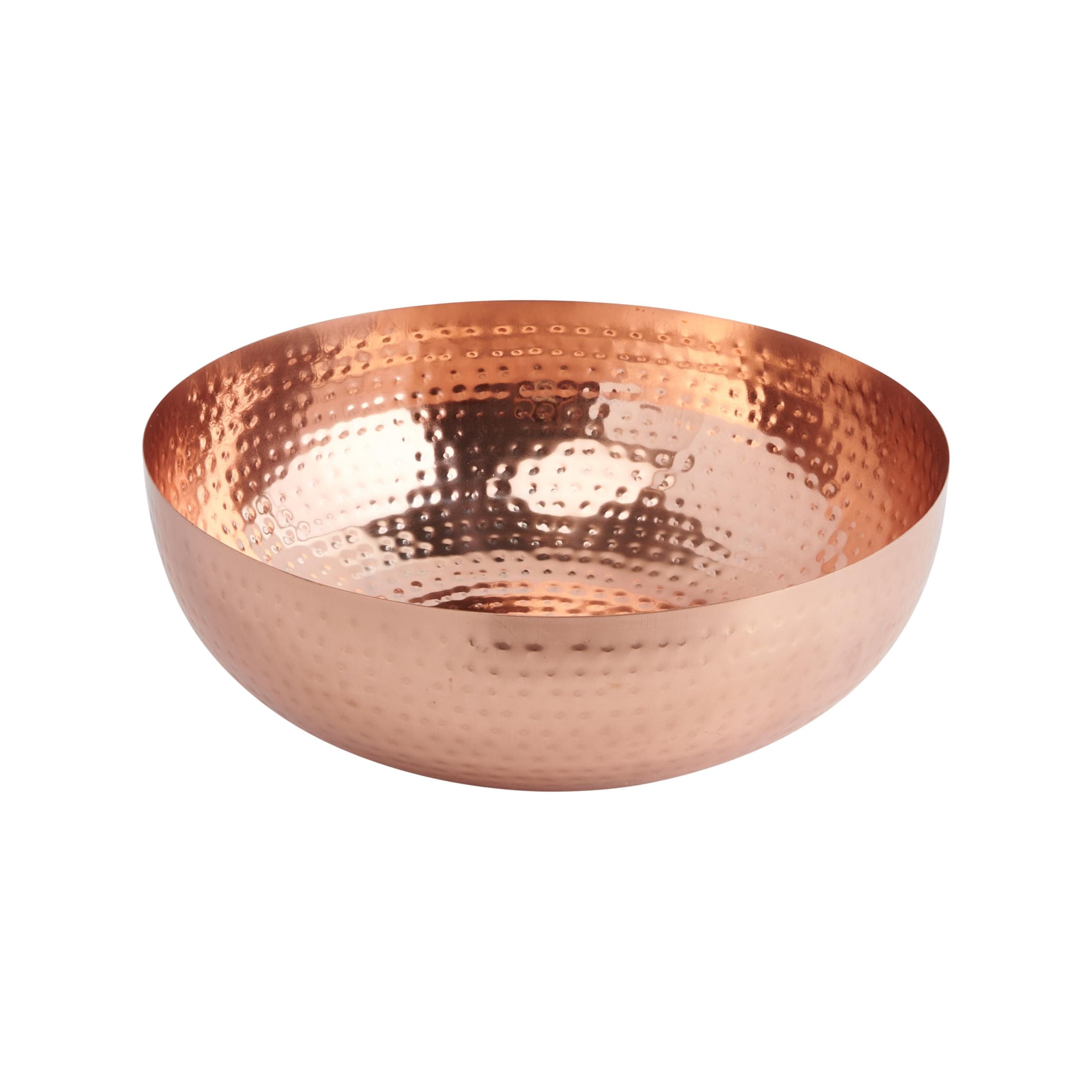 Creative Co-Op Metal Bowl with Copper Finish