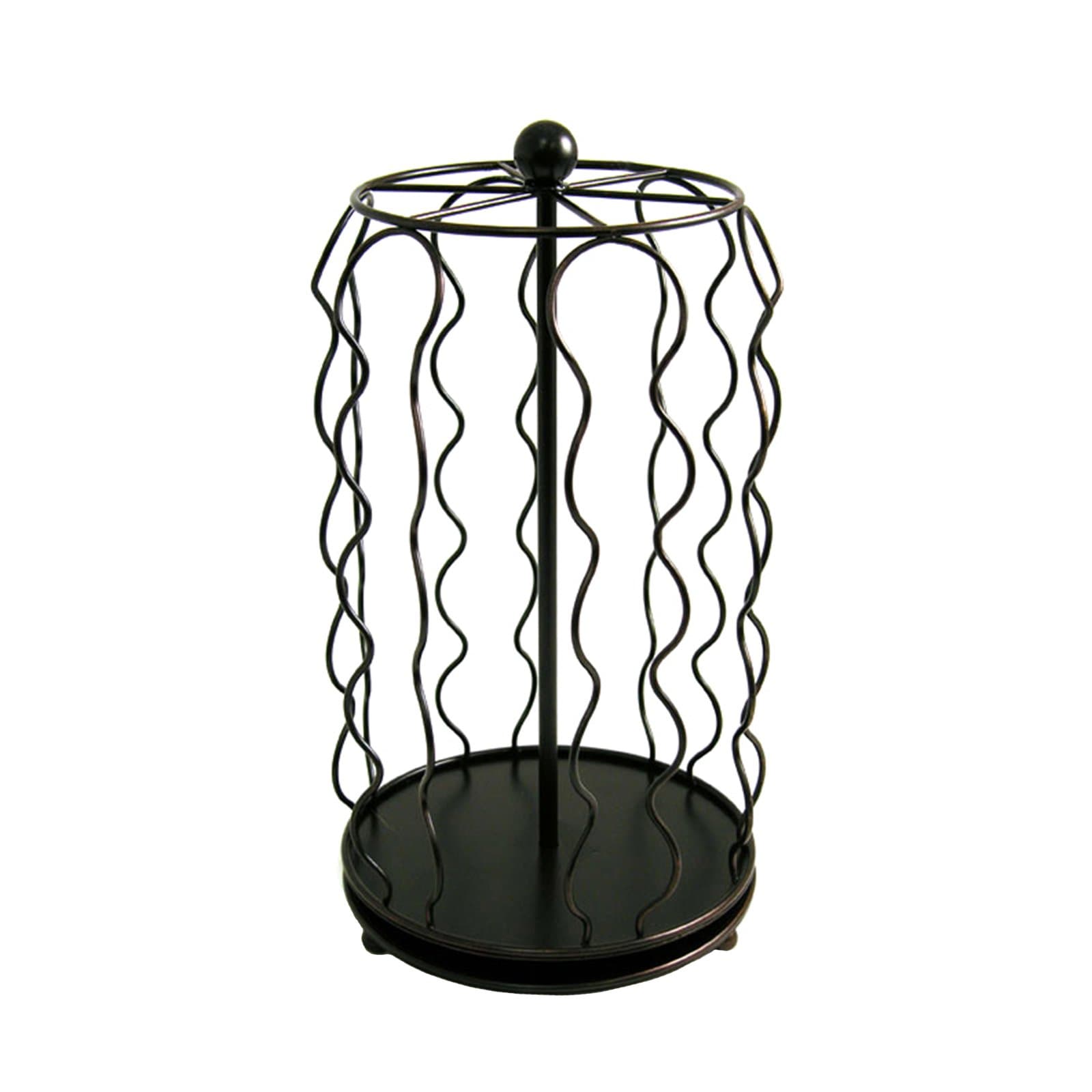 Mesa Home Products Rotating Coffee Pod Carousel in Brushed Copper