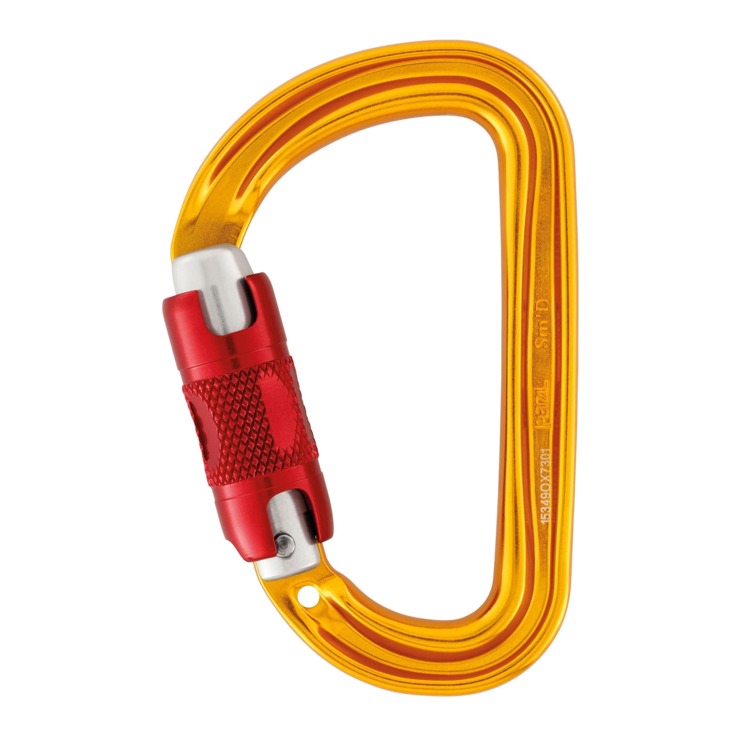 Petzl SM D Twist and Lock–Yellow
